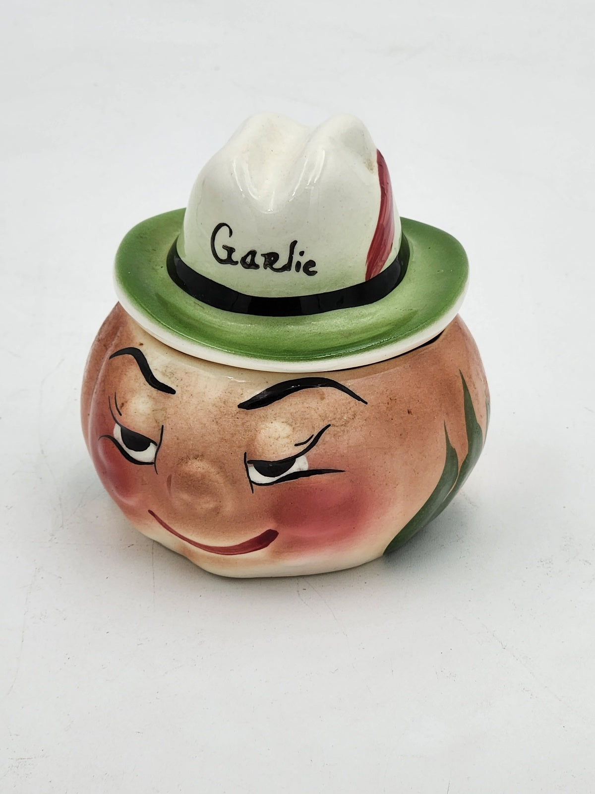 50's Deforest California Pottery Garlic Jar