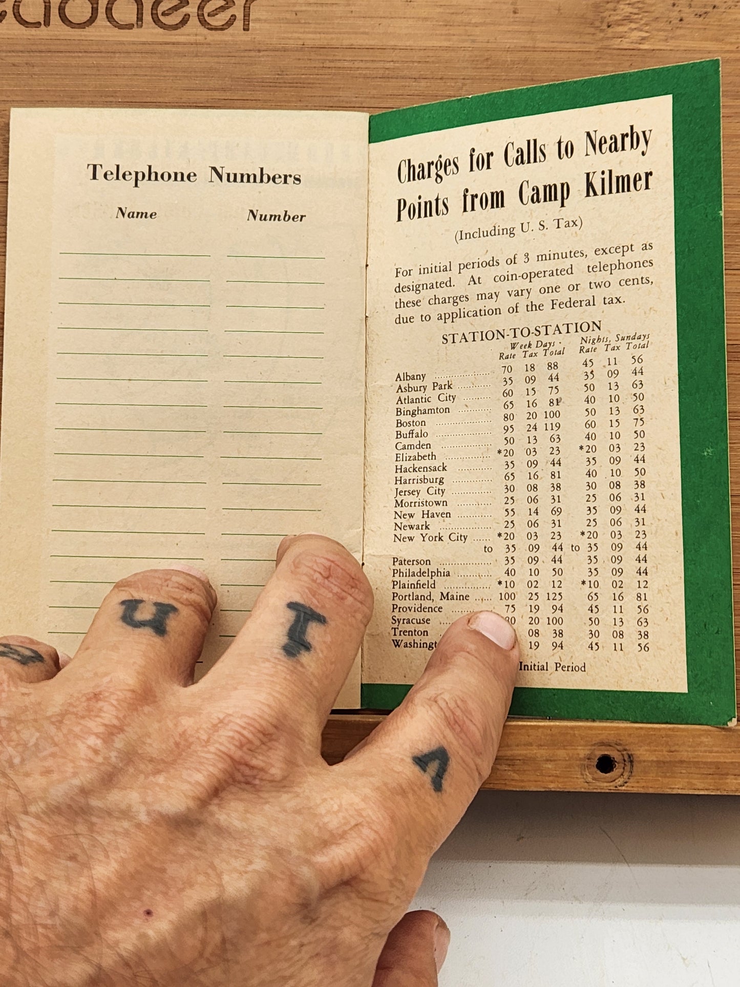 Vintage Guide for Camp Kilmer