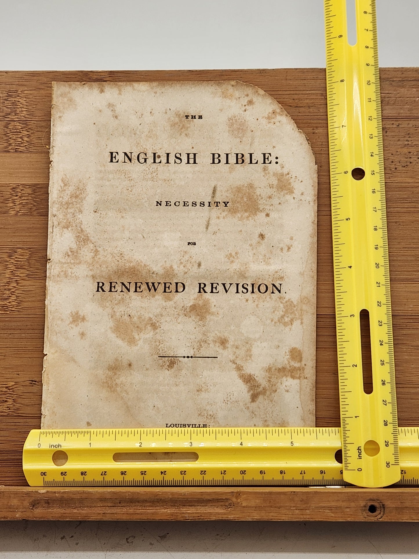 1859 publication related to the English Bible