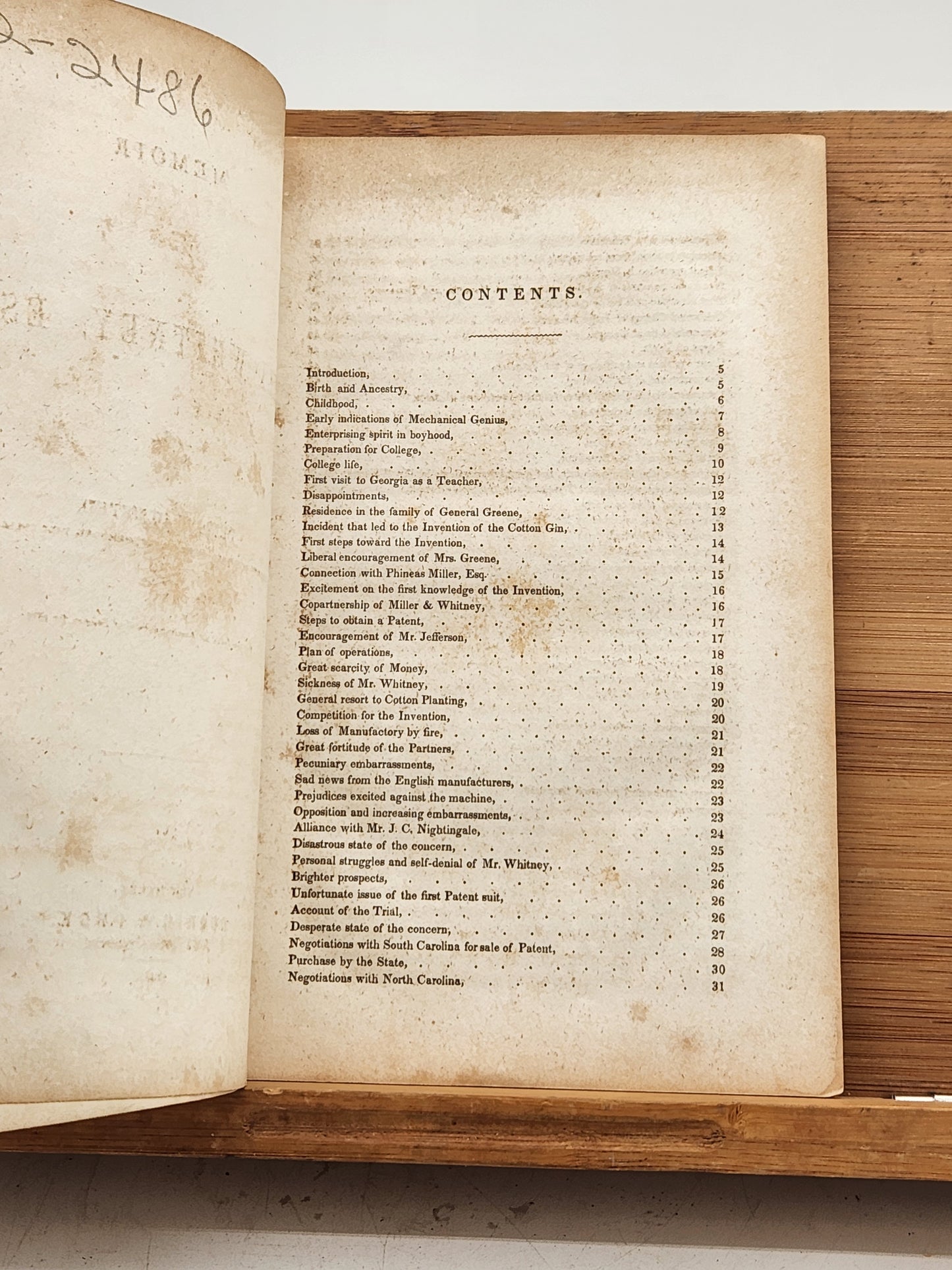 First Edition Memoir of Eli Whitney - 1846