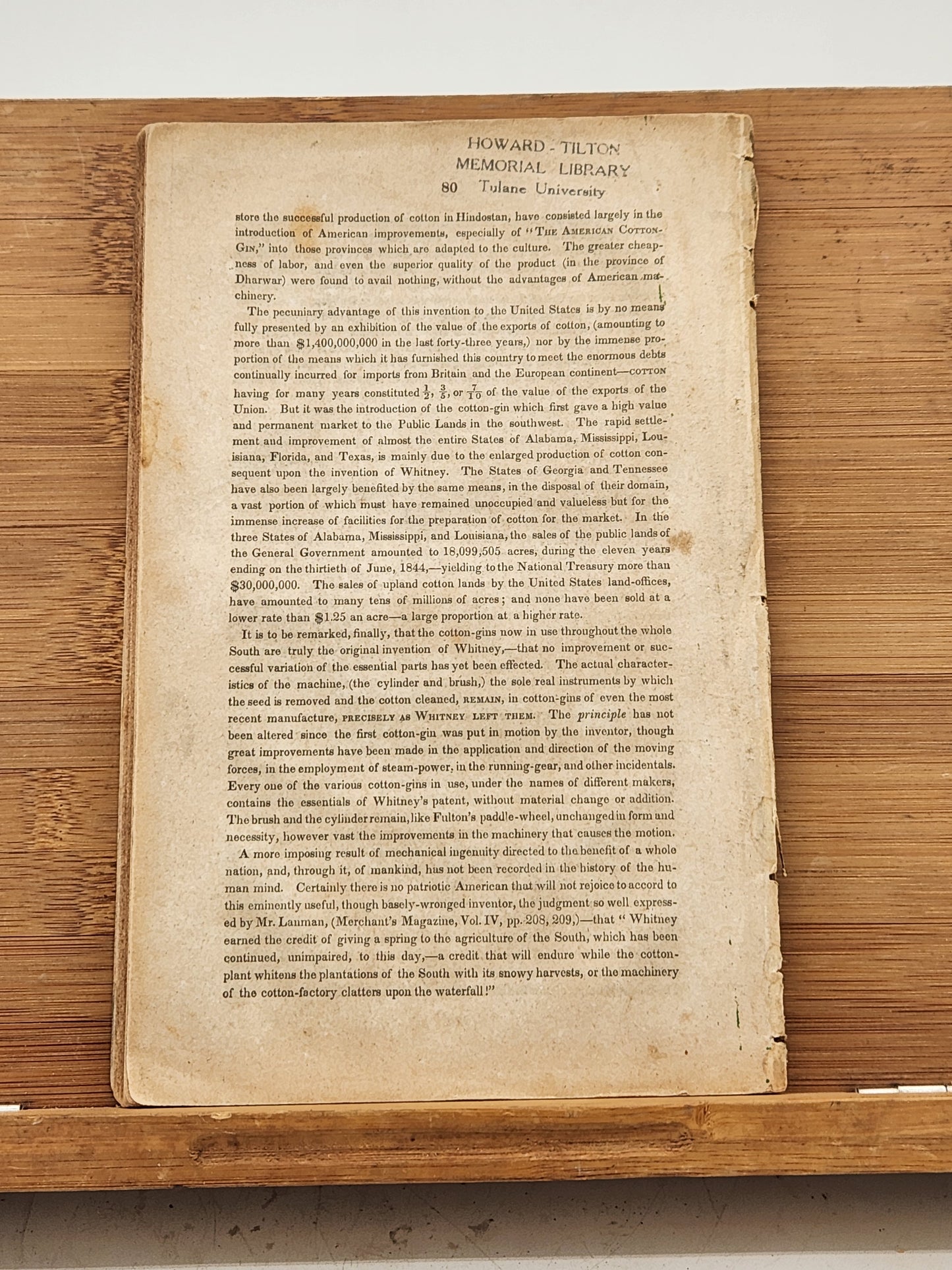 First Edition Memoir of Eli Whitney - 1846
