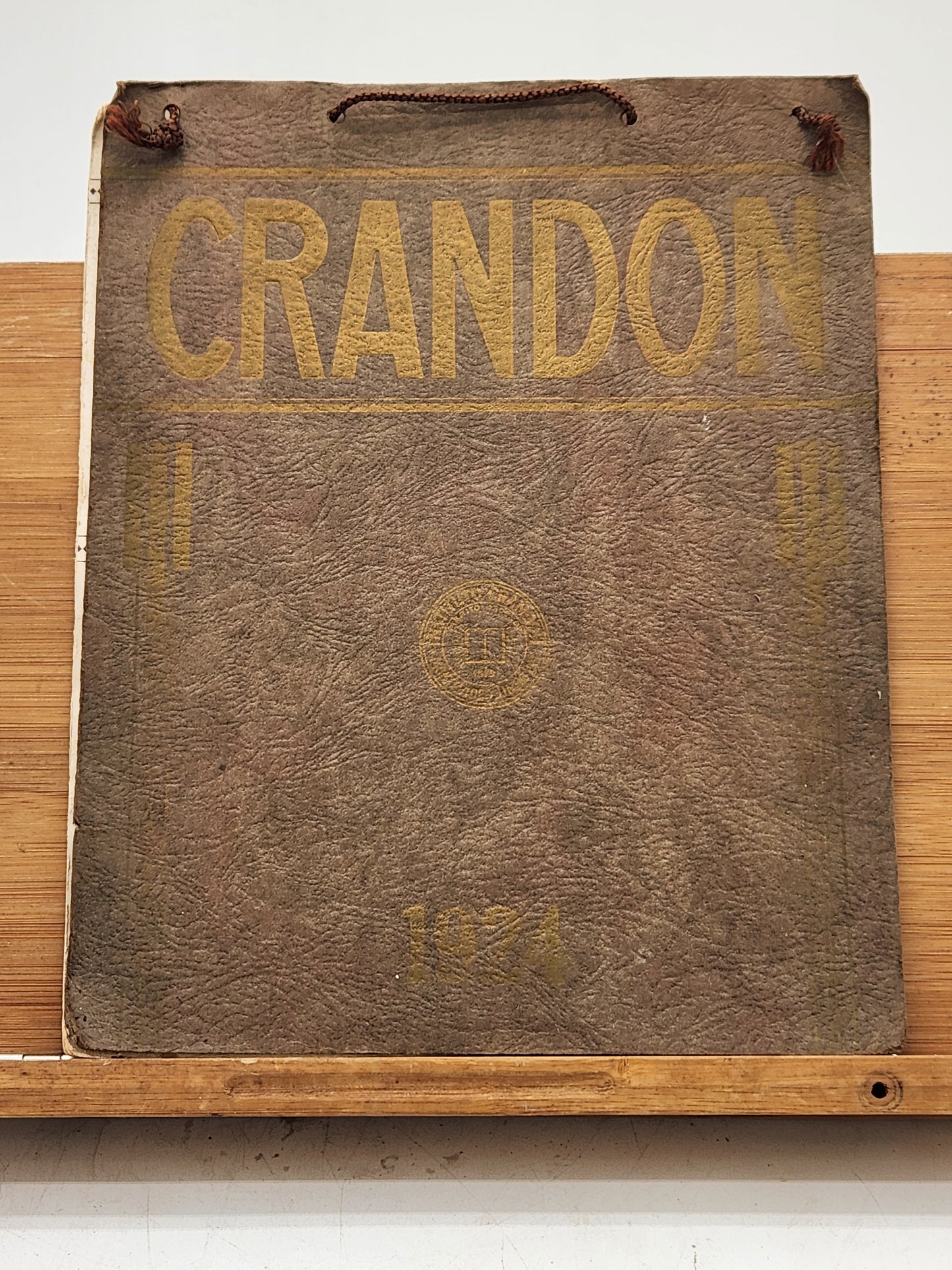 1924 calendar from the Crandon Institute
