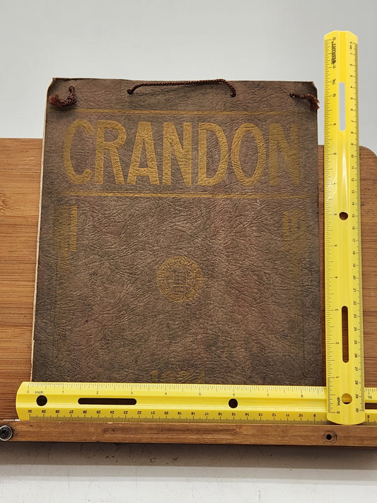 1924 calendar from the Crandon Institute