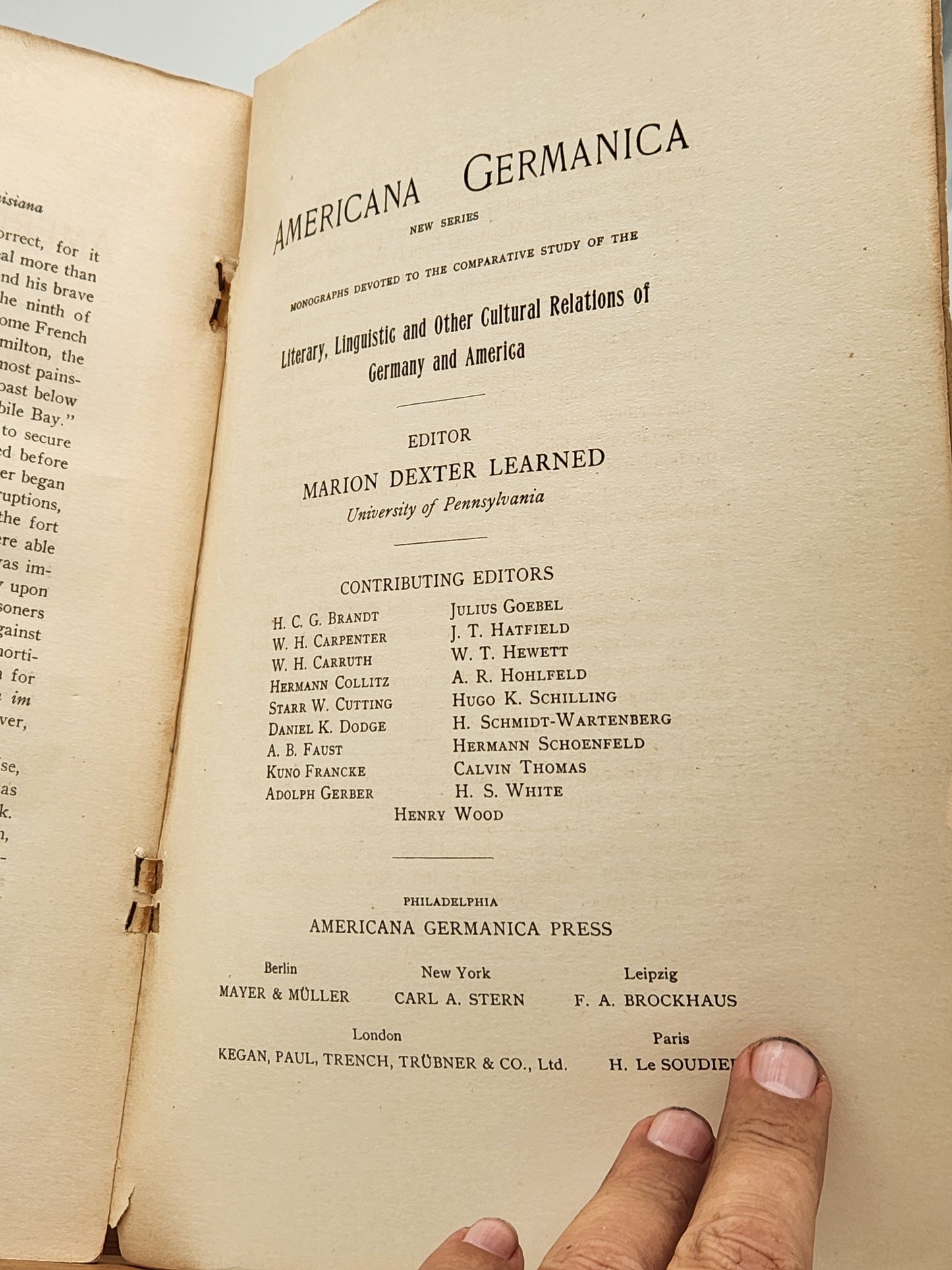 Historical excerpt detailing German settlement in Louisiana