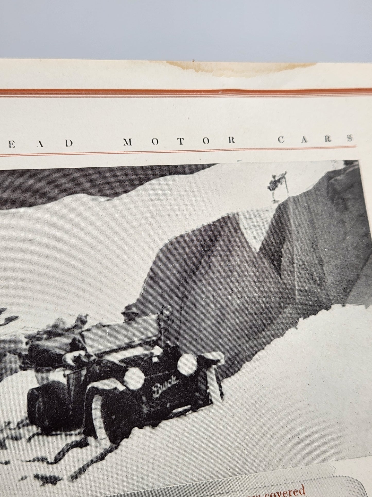 Advertisement for Buick Motor Cars from 1915