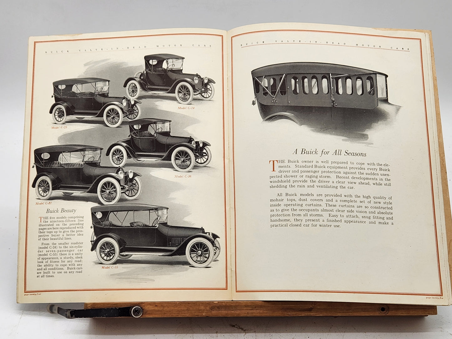 Advertisement for Buick Motor Cars from 1915
