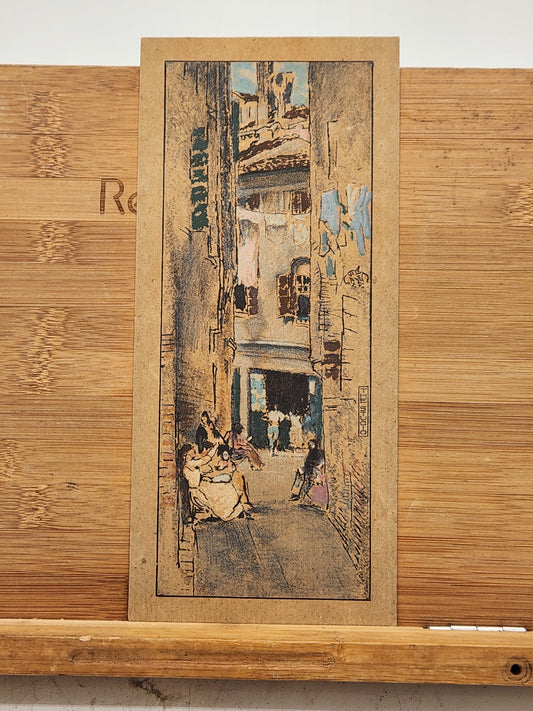 James Whistler Lithograph - Bead-Stringers, Venice