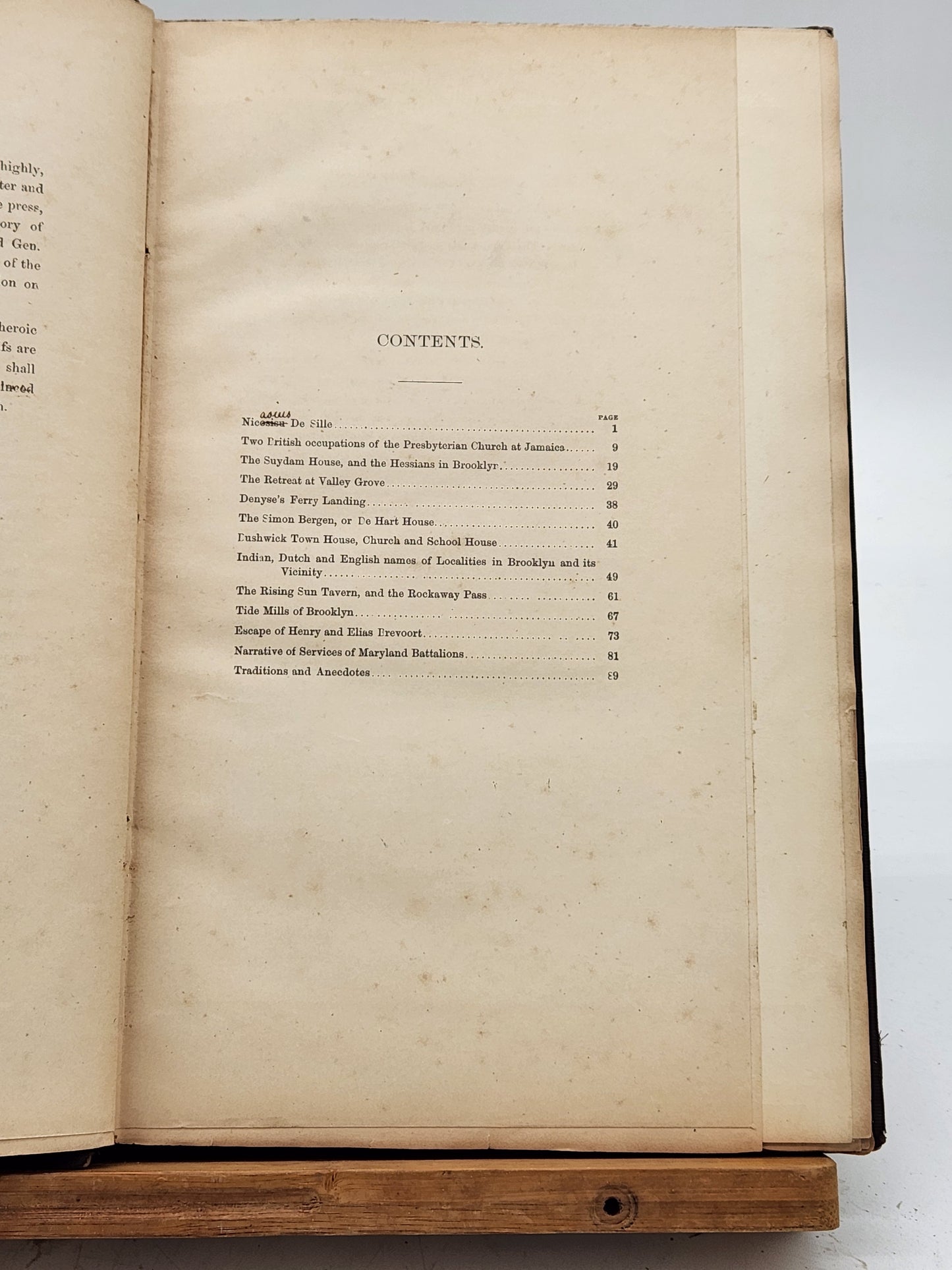 Historic and Antiquarian Scenes of Brooklyn and Its Vicinity - written by T. W. Field - 1868 - Signed by Author