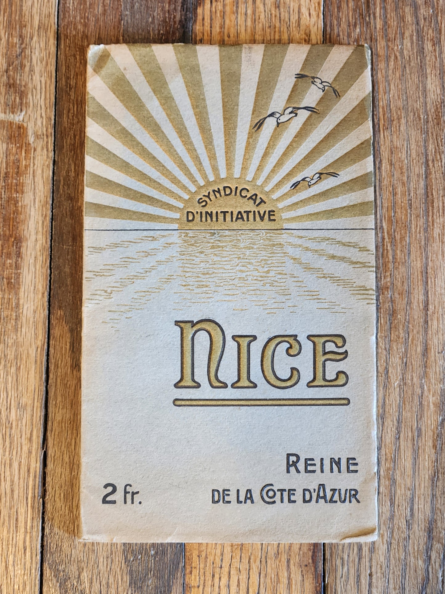 1921 Nice Travel Guide – Syndicat d’Initiative Brochure “Reine de la Côte d’Azur” – French Riviera Ephemera