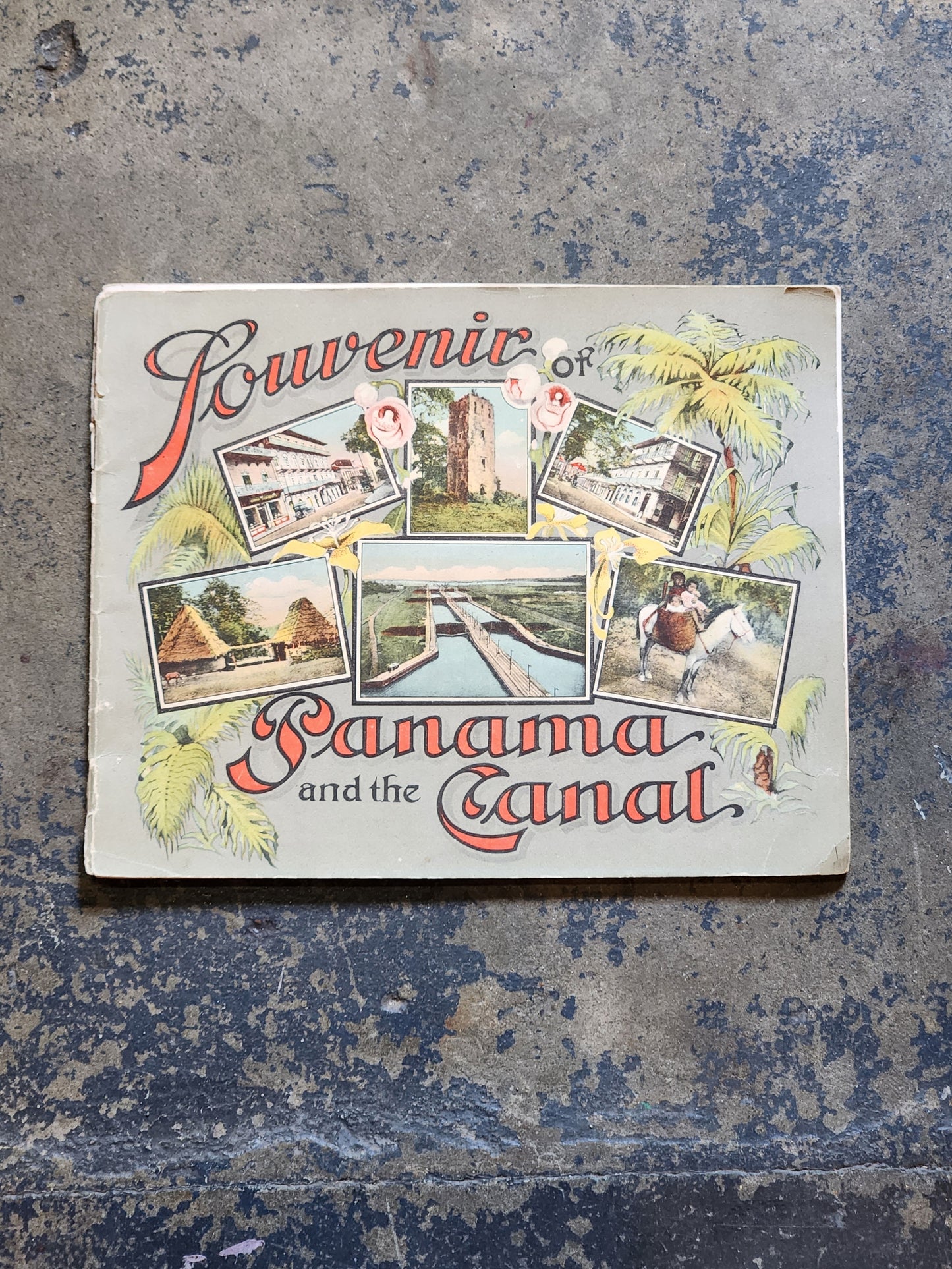 1927 Souvenir of Panama and the Canal – I.L. Maduro’s Souvenir Store – Photo Booklet with Map & Images