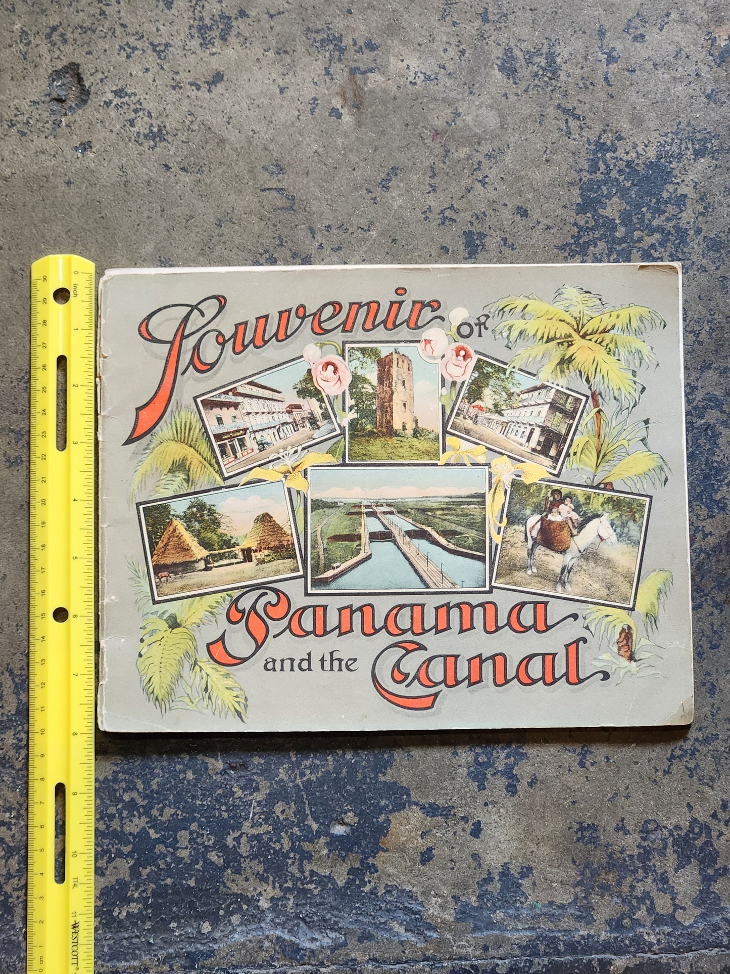 1927 Souvenir of Panama and the Canal – I.L. Maduro’s Souvenir Store – Photo Booklet with Map & Images