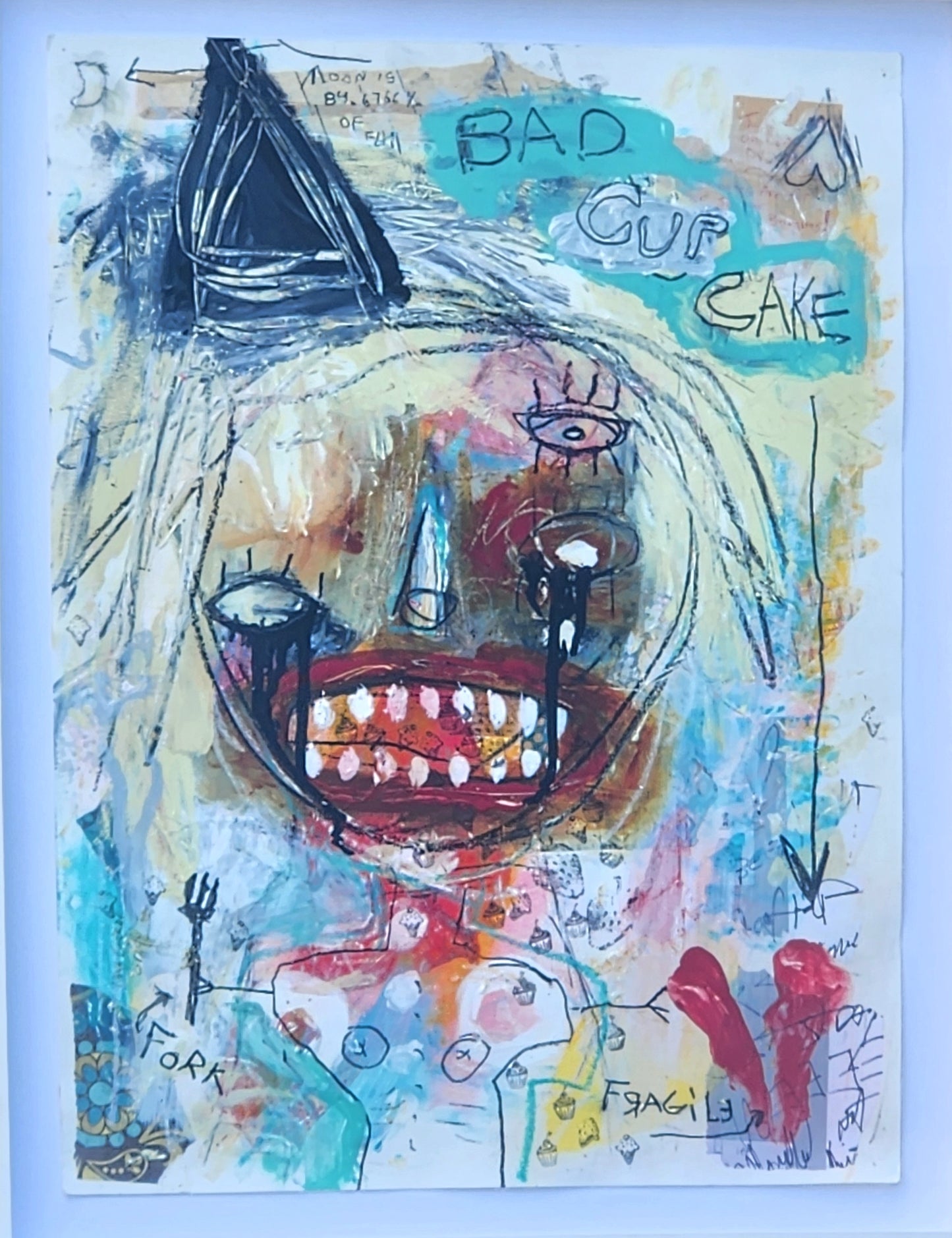Bad Cupcake - Original Art by Lana Guerra