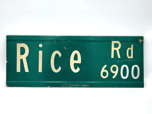 Rice Road sign found in Louisiana