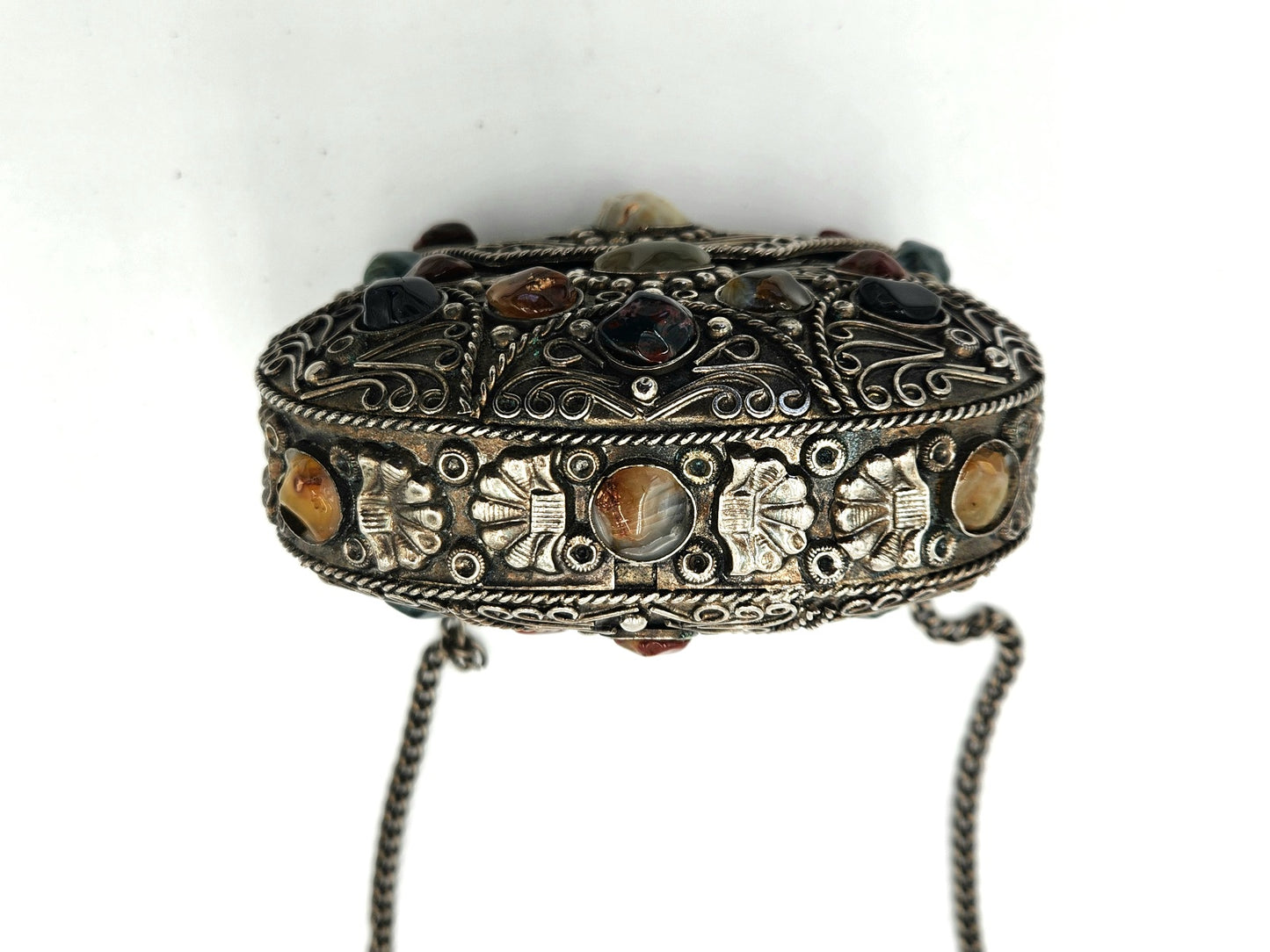 Vintage Sajai Purse With Natural Agates