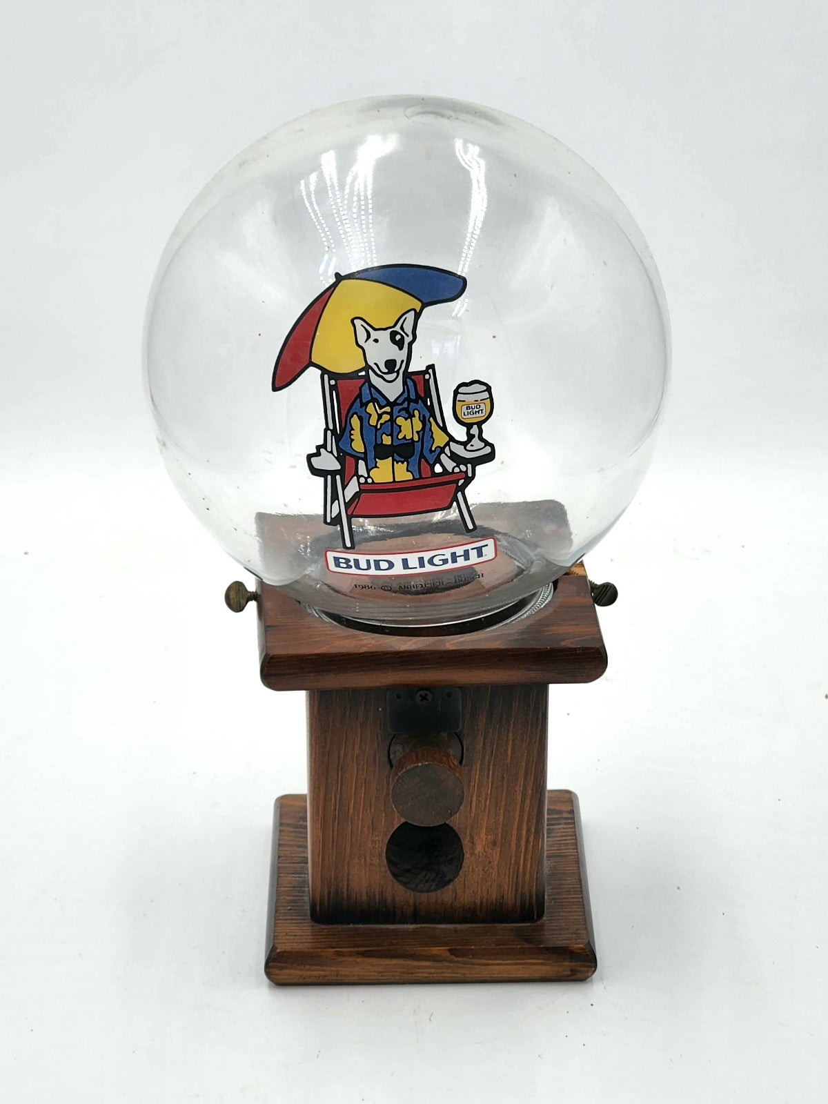 Rare Spuds Mackenzie Gumball Machine