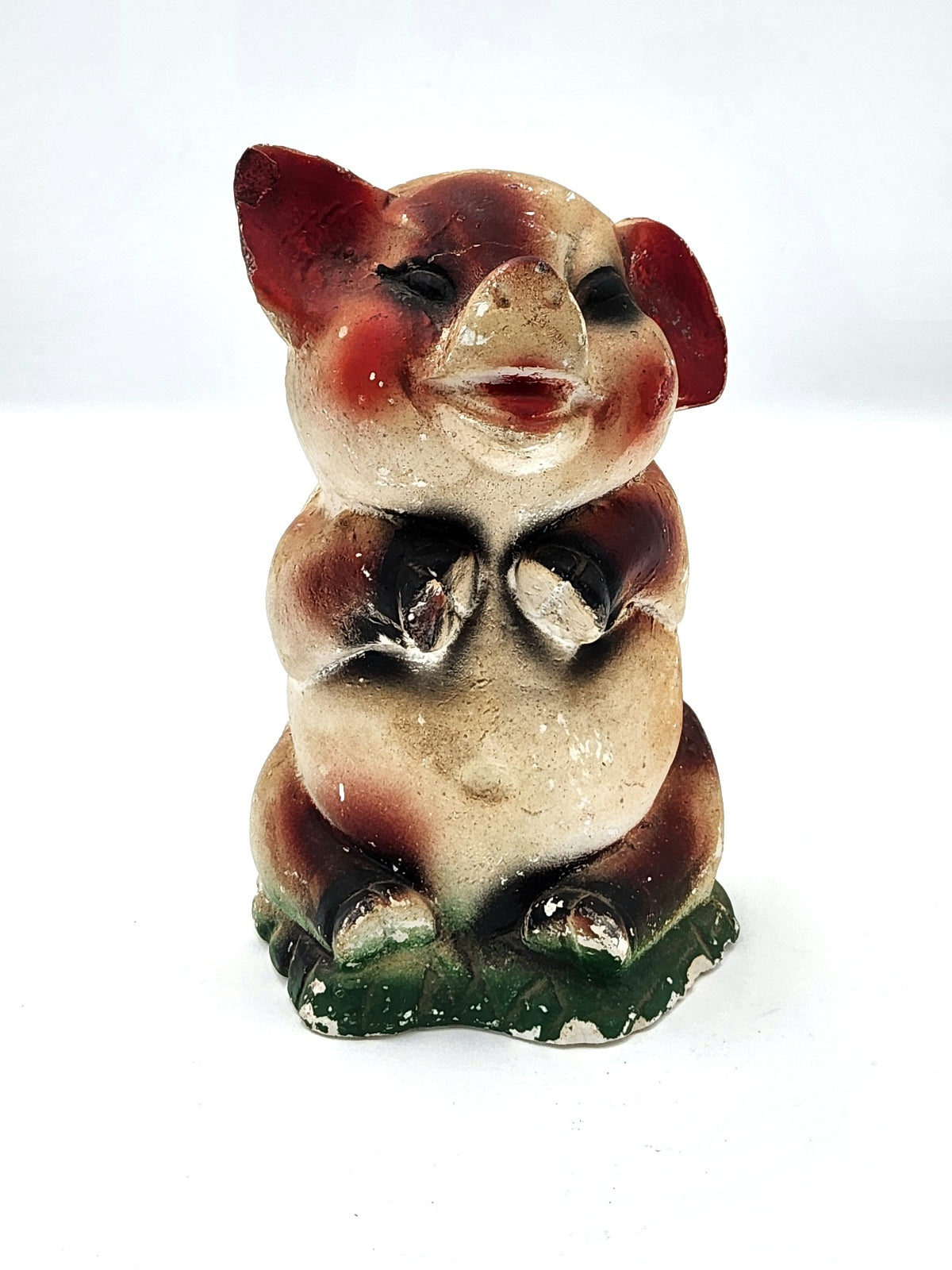 Chalkware Pig marked 1944