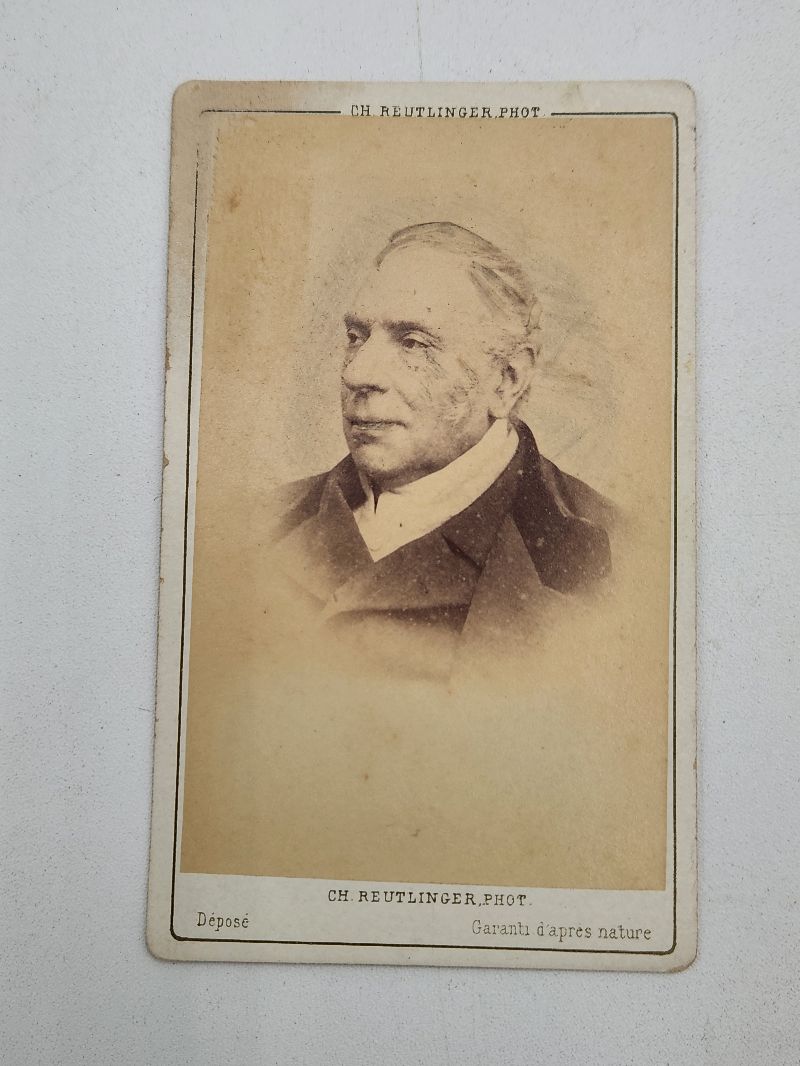 French Politician Pierre-Antoine Berryer Antique CDV Photo 1865.