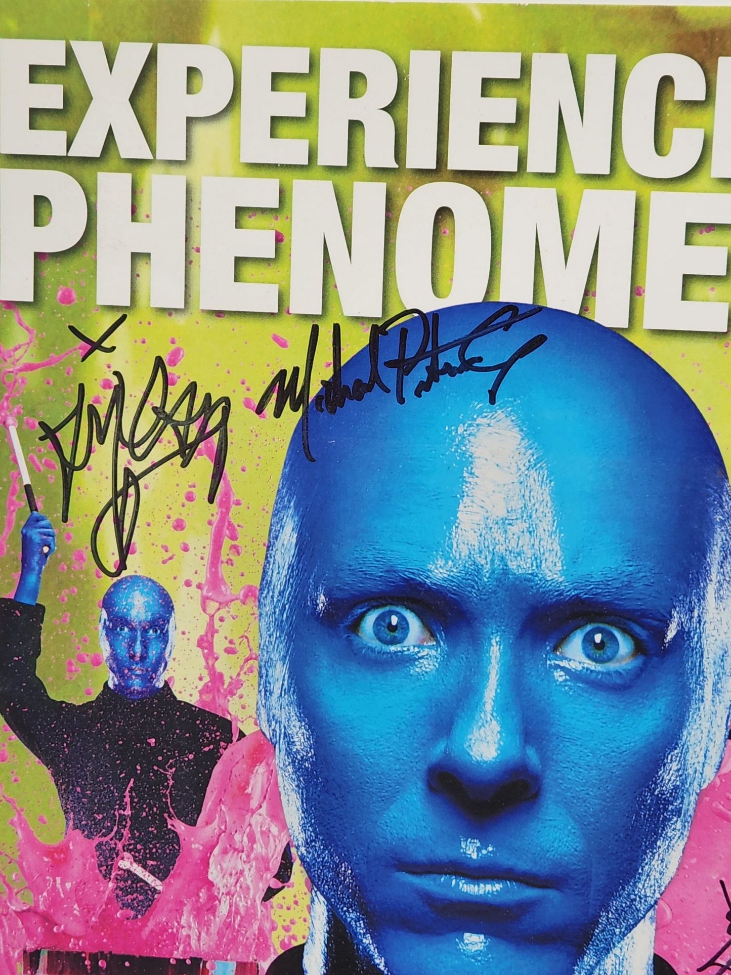Signed Blue Man Group Poster 11x17