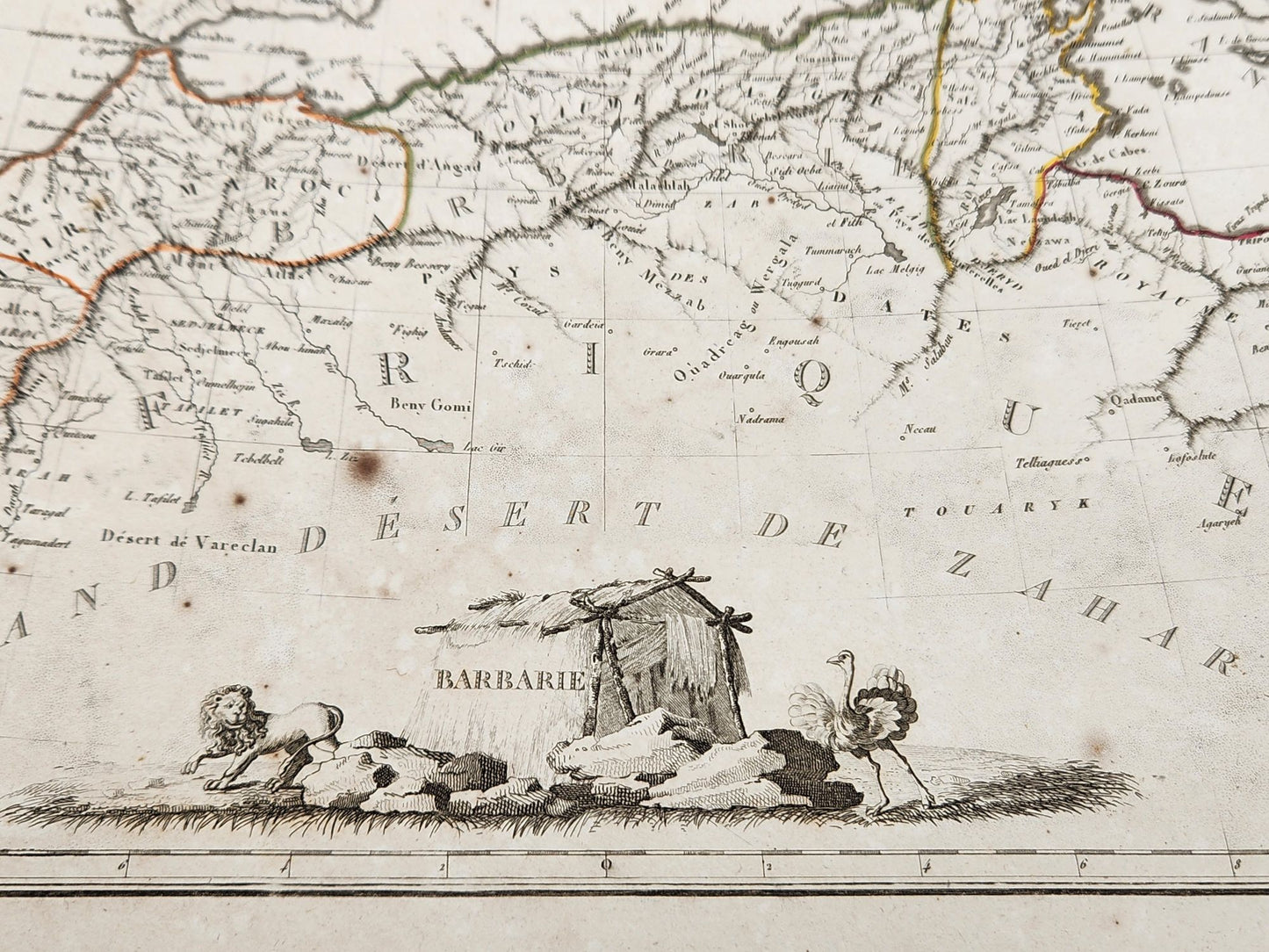 Original Map 1812 of Northern Africa - Conrad Malte-Brun / Lapie