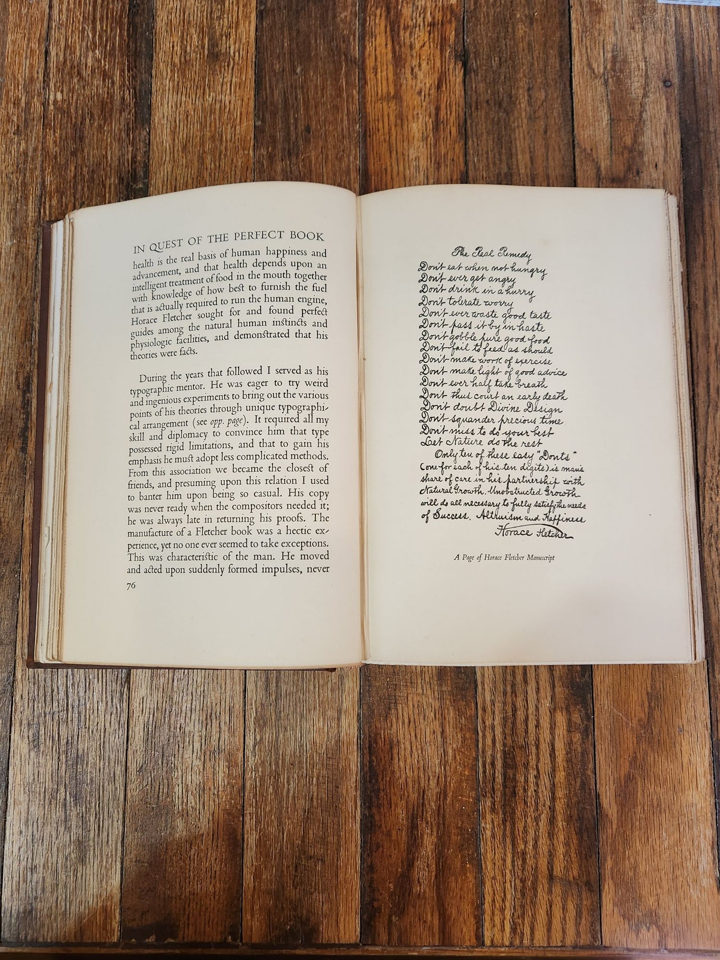 In Quest of the Perfect Book