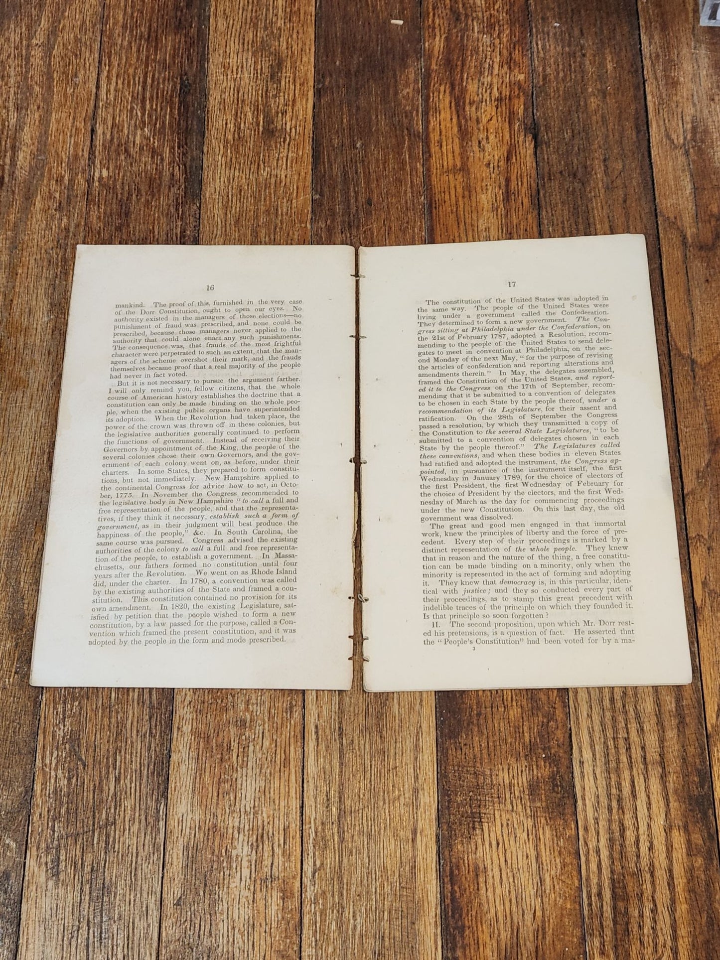 The Merits of Thomas W. Dorr and George Bancroft as they are Politically Connected