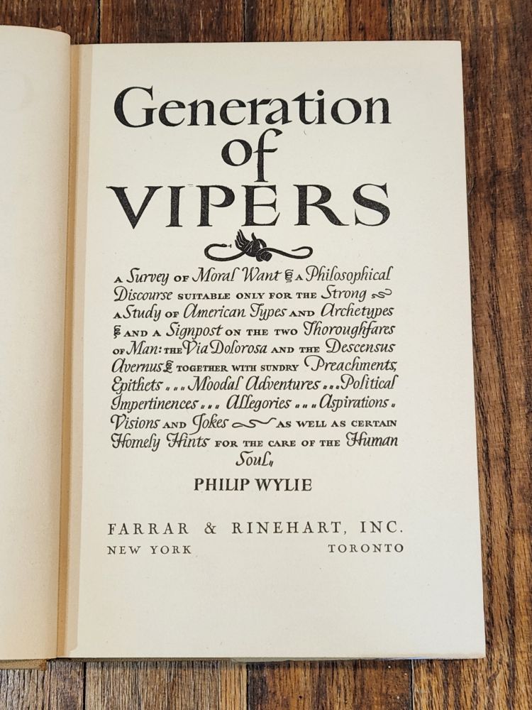 Generation of Vipers 1st Edition