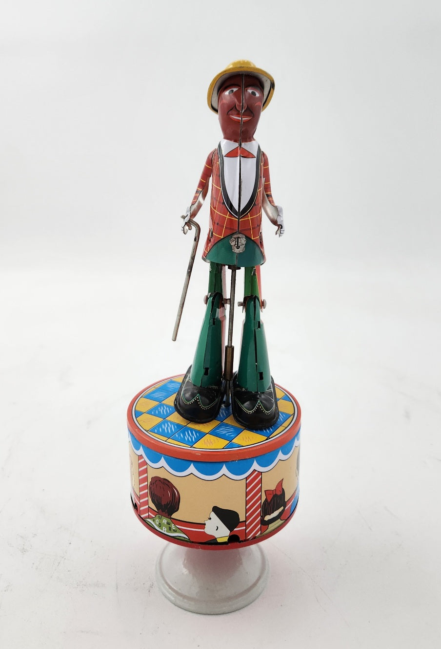 Dancing man tin toy