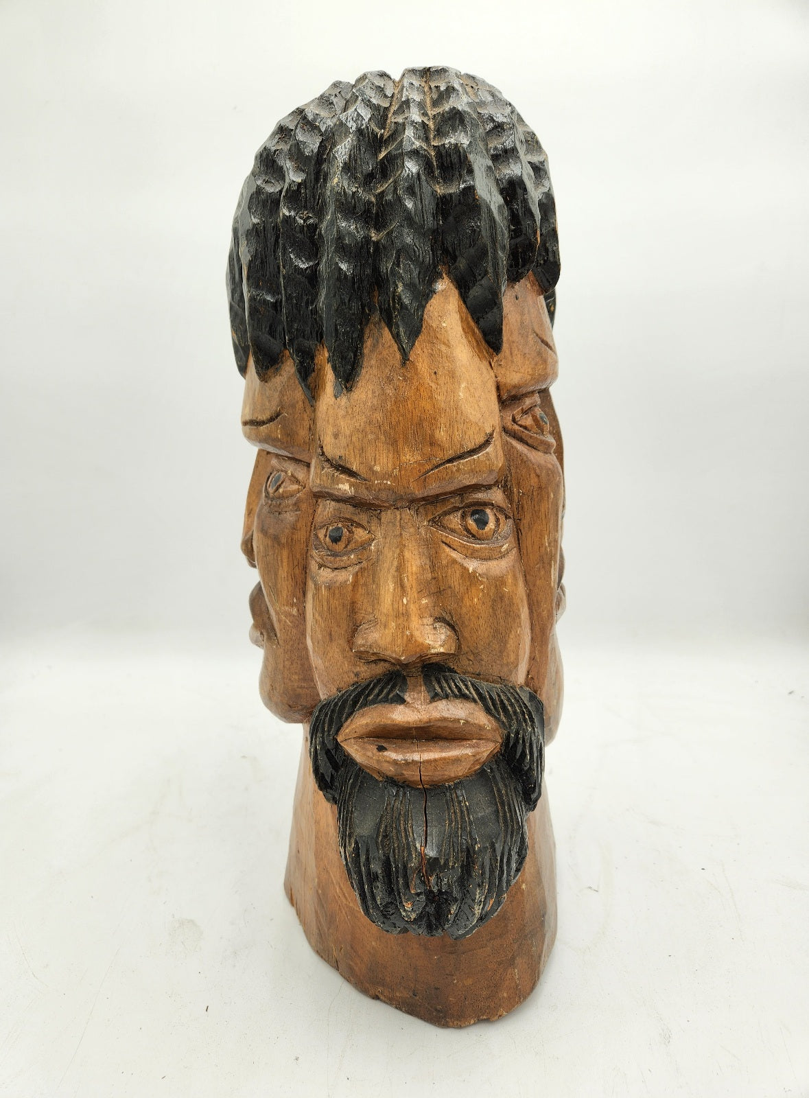 4 Faced African Totem