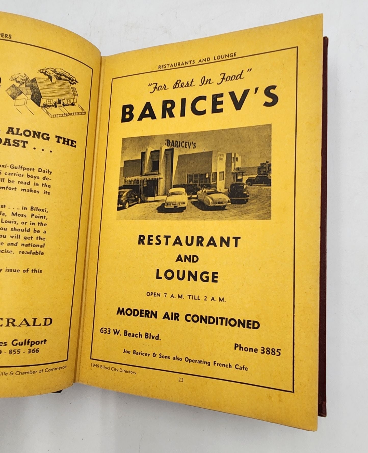 Biloxi Mississippi Con Survey Directory 1949
