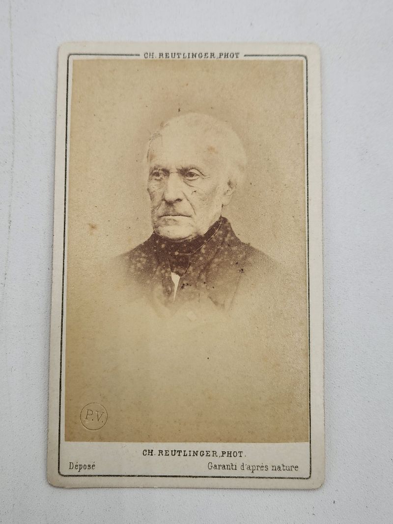 Francois Guillaume Guizot Carte De Visite CDV Photo