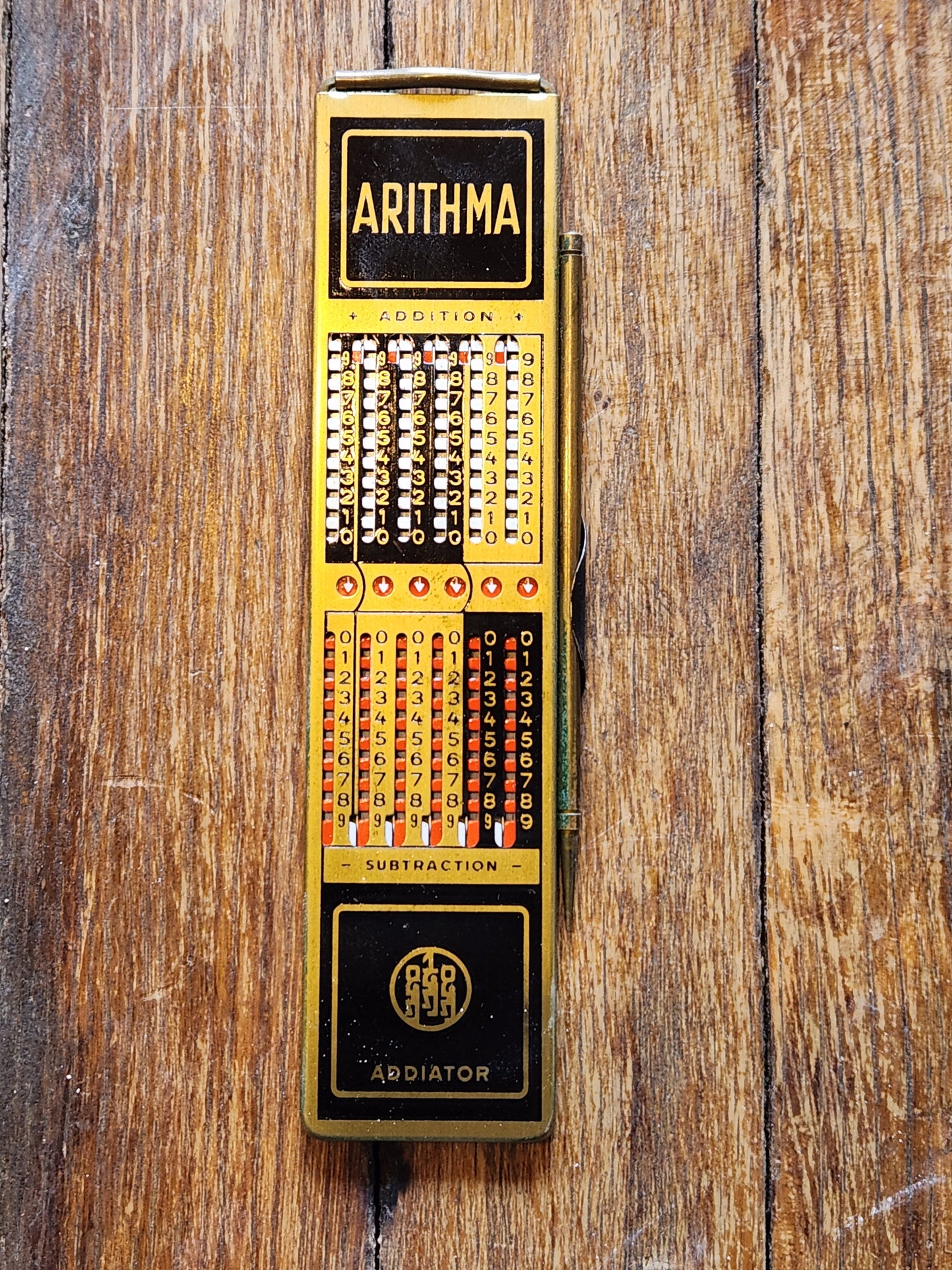 Vintage Arithma Calculator with Case