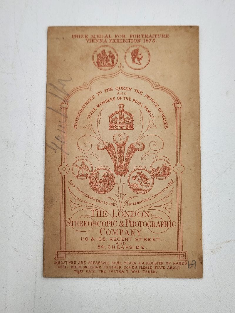 Cdv (Carte De Visite) Leon Gambetta French Lawyer & Republican Politician London Victorian Photo