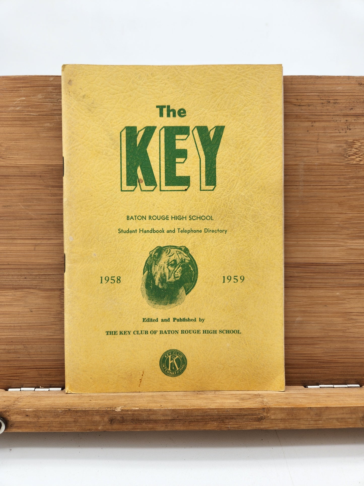 1958-59 Baton Rouge High School “The Key” Student Handbook & Directory