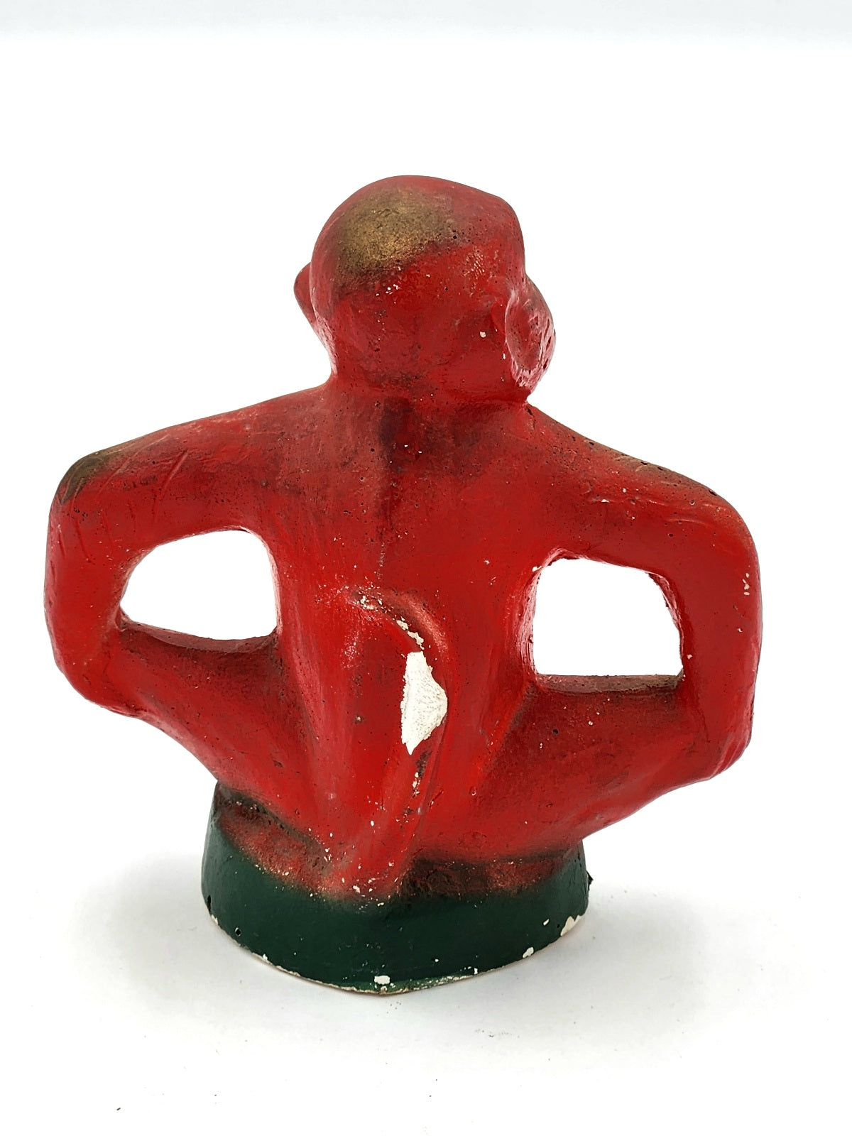 Old Carnival Chalkware Monkey