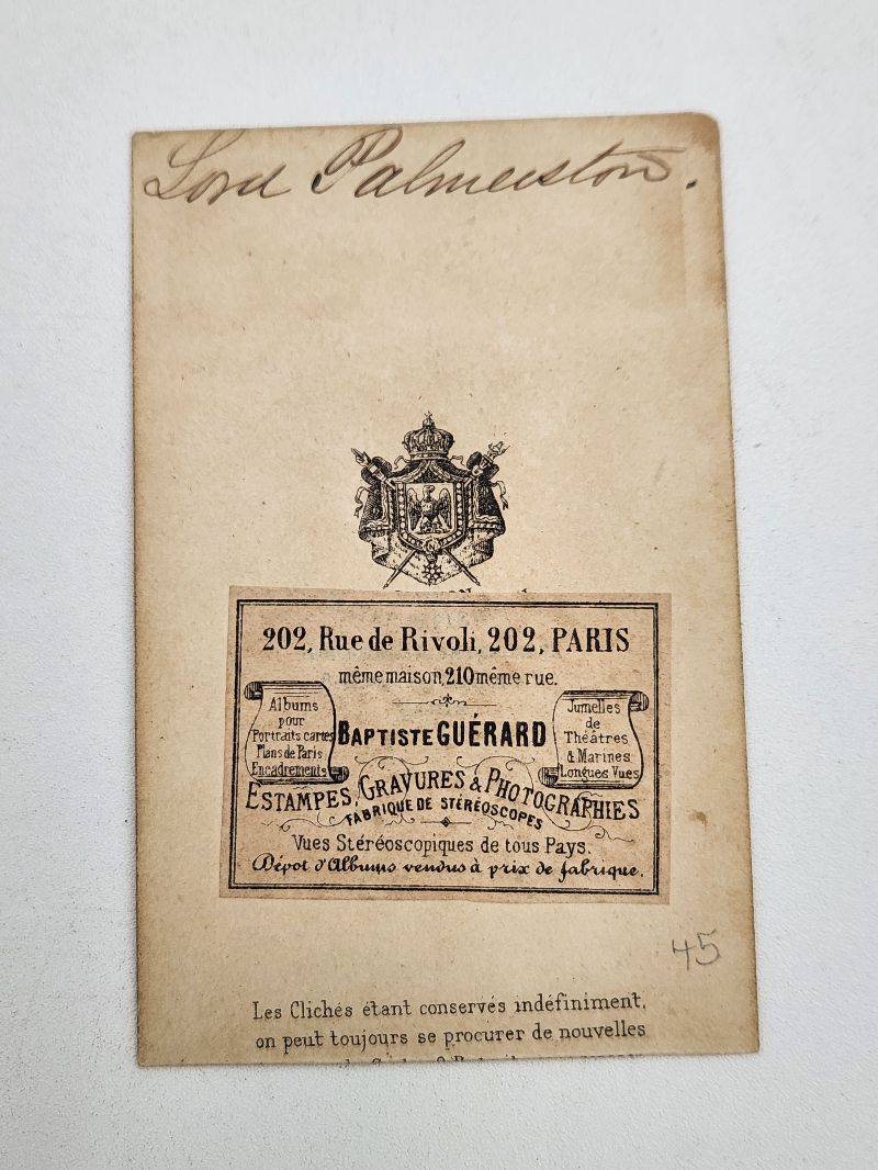 CDV Lord Palmerston