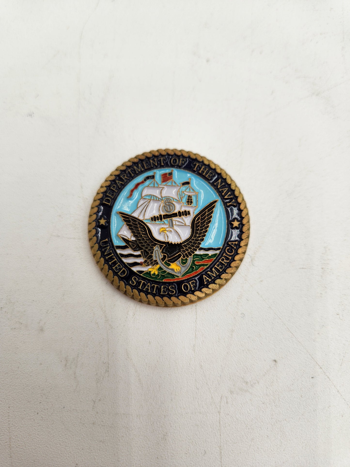 Naval Station Newport Challenge Coin - New Condition