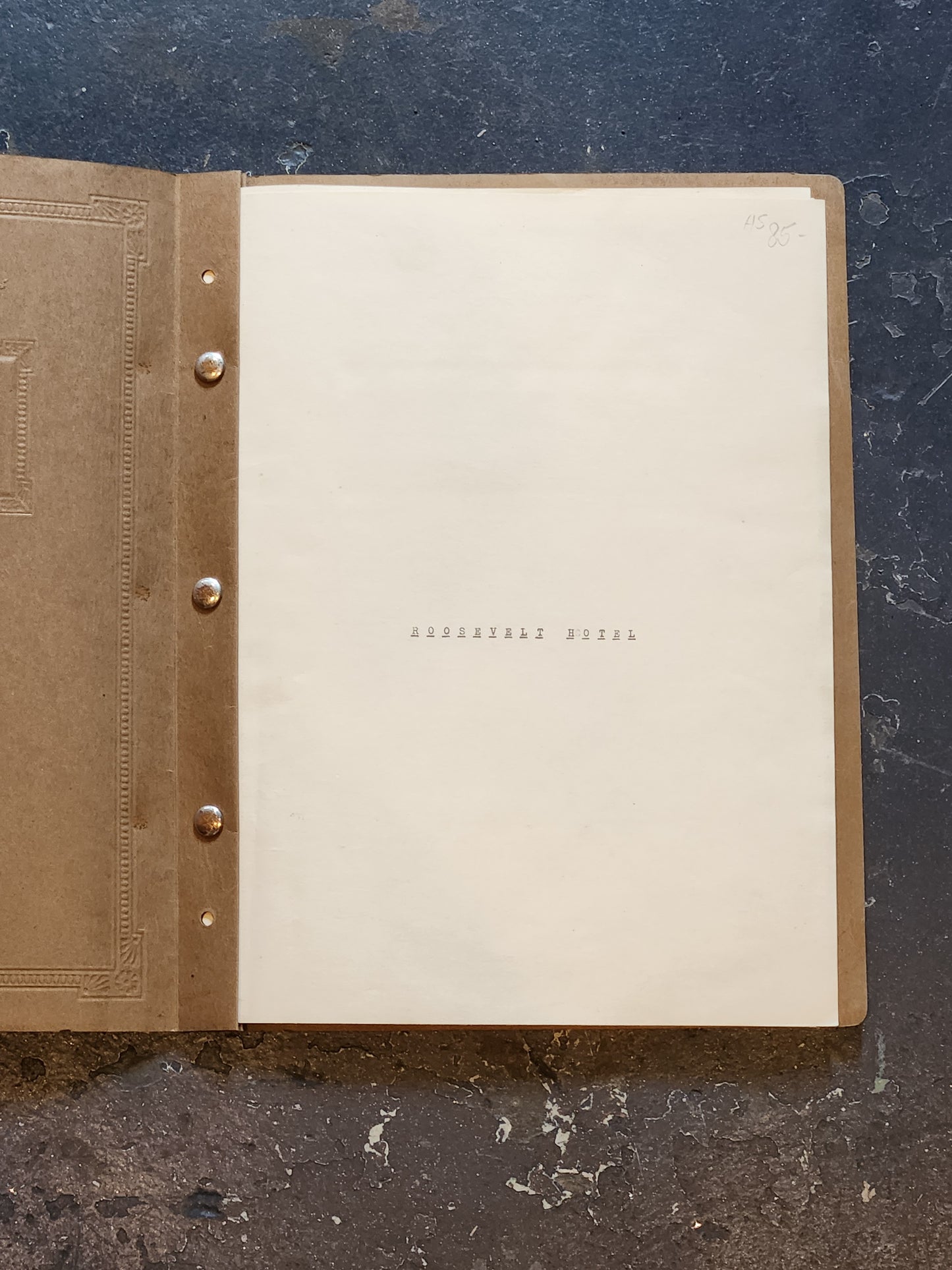 Vintage 1920s Roosevelt Hotel Miami Florida Photo Album Brochure Architecture History