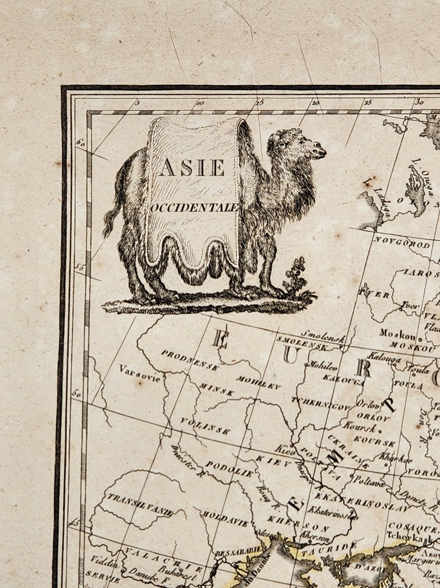 Historic Map - Asia, Asie, 1812, Conrad Malte-Brun