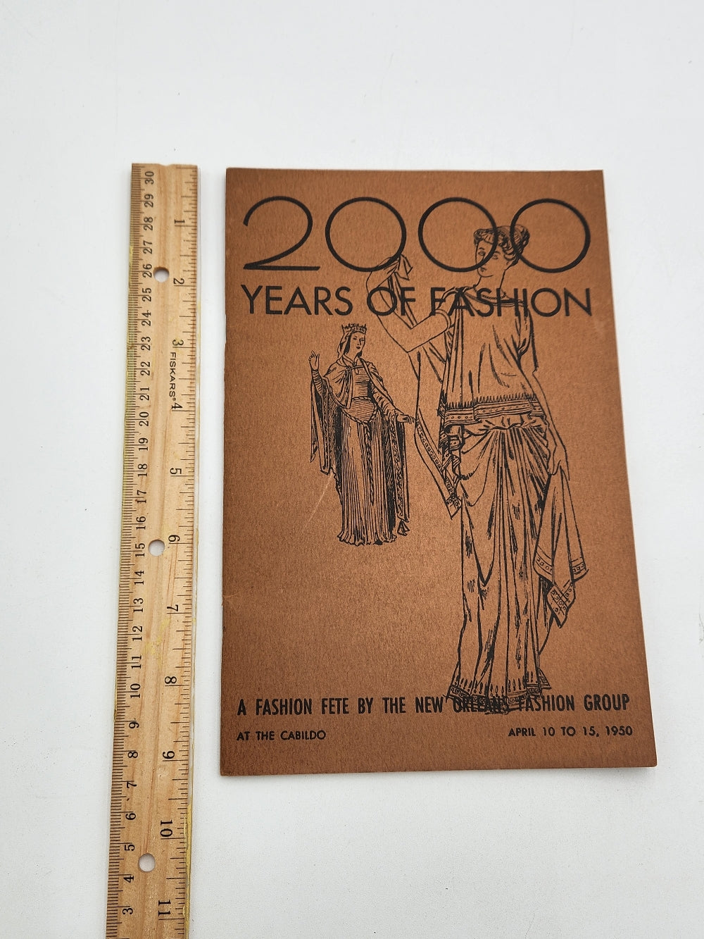 2000 Years of Fashion - Program from a 1950s Historical Fashion Event in New Orleans - Suntime Fashion Pageant