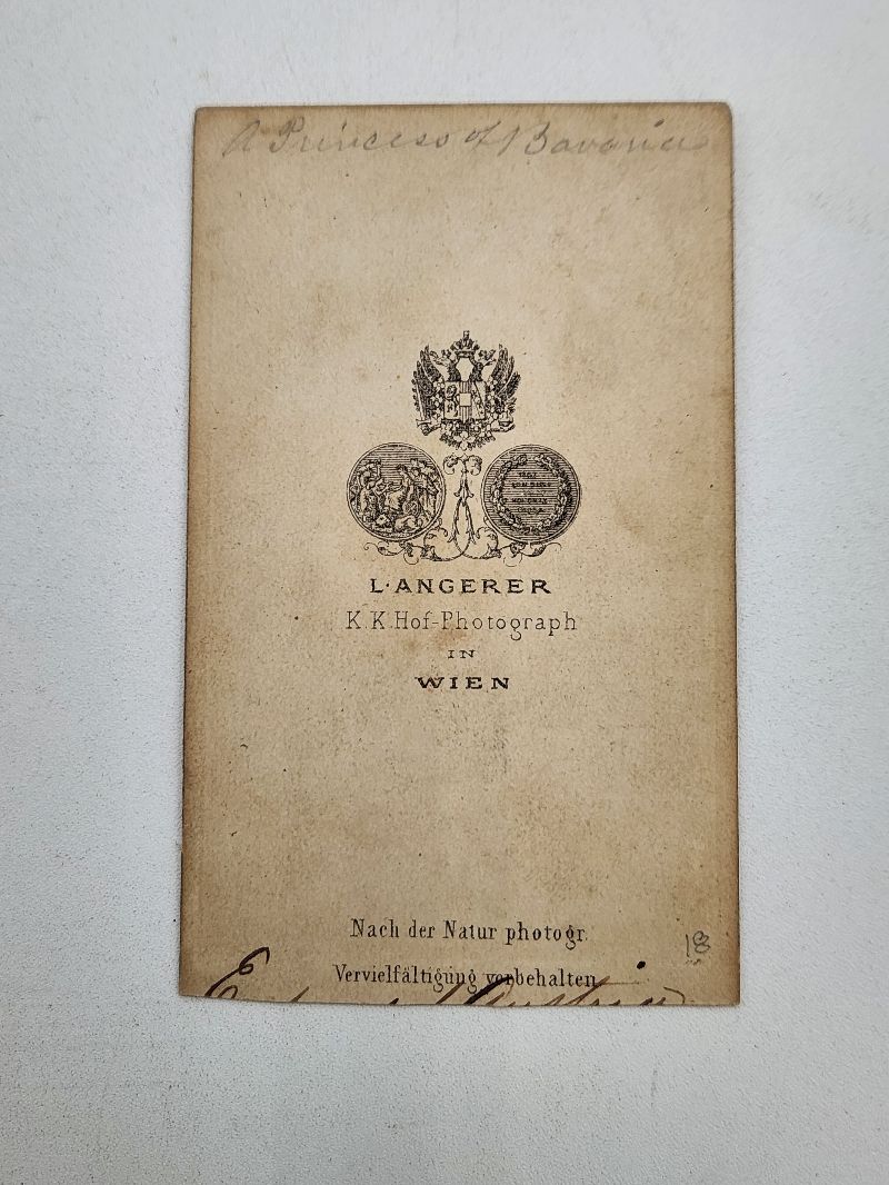 CDV of Elisabeth ("Sisi"), Kaiserin von Österreich (1837-1898)(Elisabeth Amalie Eugenie Wittelsbach in Bavaria)