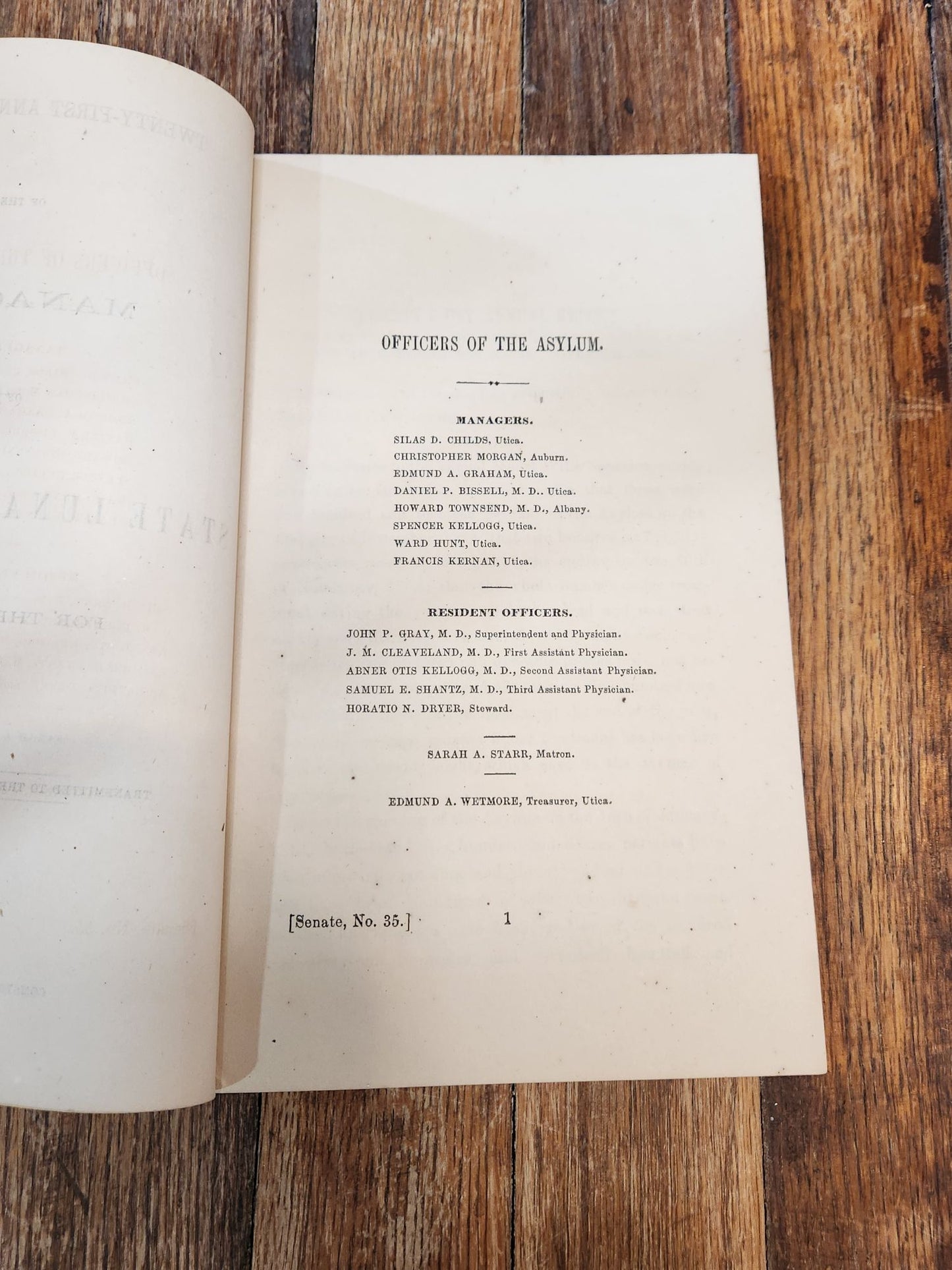 Twenty-First Annual Report of the Managers of the State Lunatic Asylum for the Year 1863
