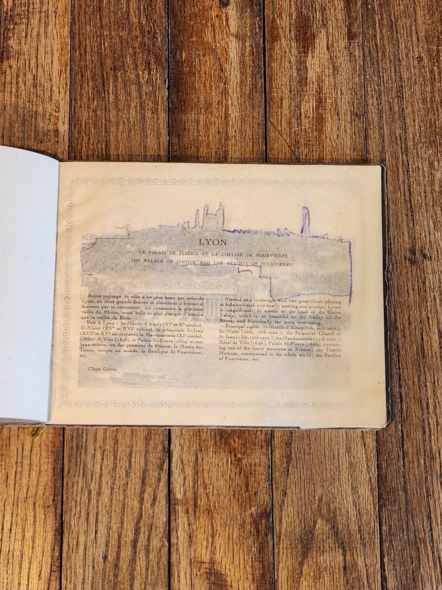 La Vallée du Rhône et Ses Villes d’Art – Vintage 1920s French Photo Album PLM Railway, 24 Views