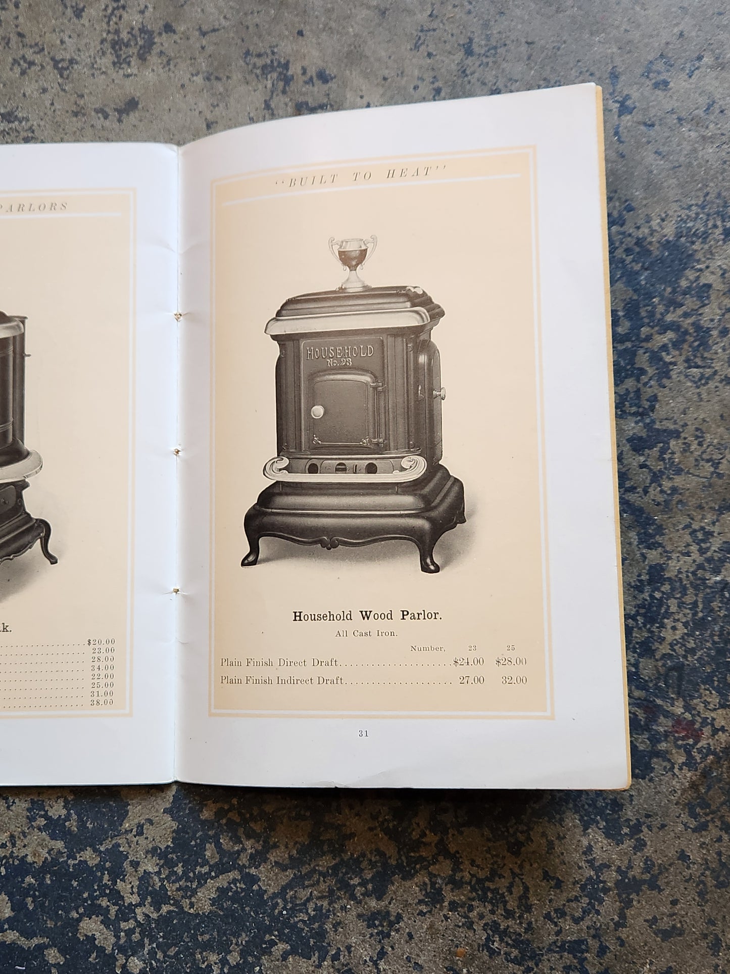 1916 White-Warner Co. Stove Catalog – Illustrated Price List of Household Ranges & Parlor Stoves – Taunton MA – Antique Trade Catalog