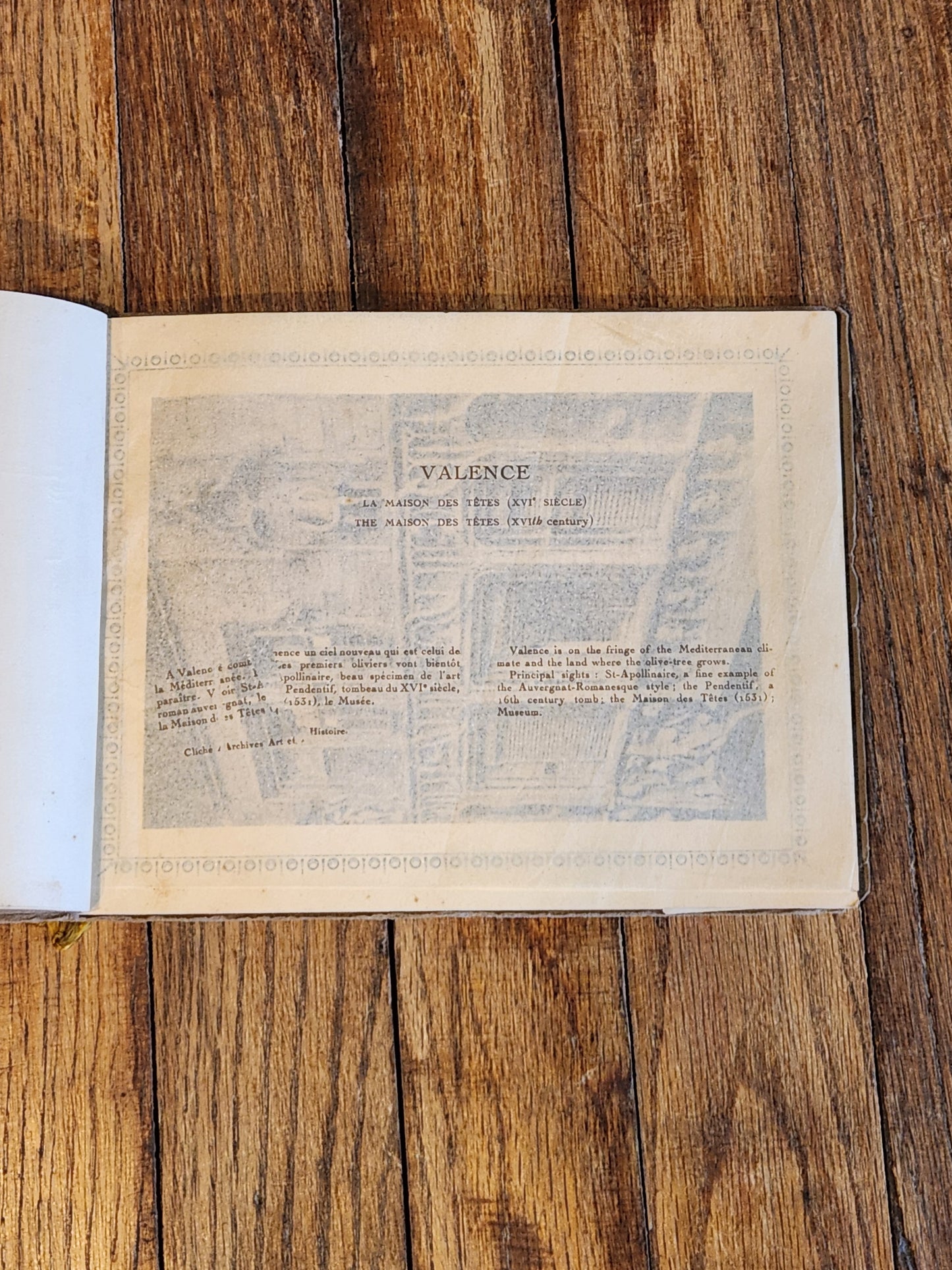 La Vallée du Rhône et Ses Villes d’Art – Vintage 1920s French Photo Album PLM Railway, 24 Views
