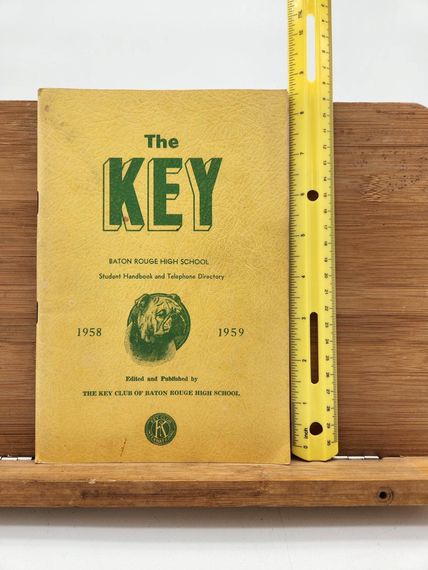 1958-59 Baton Rouge High School “The Key” Student Handbook & Directory