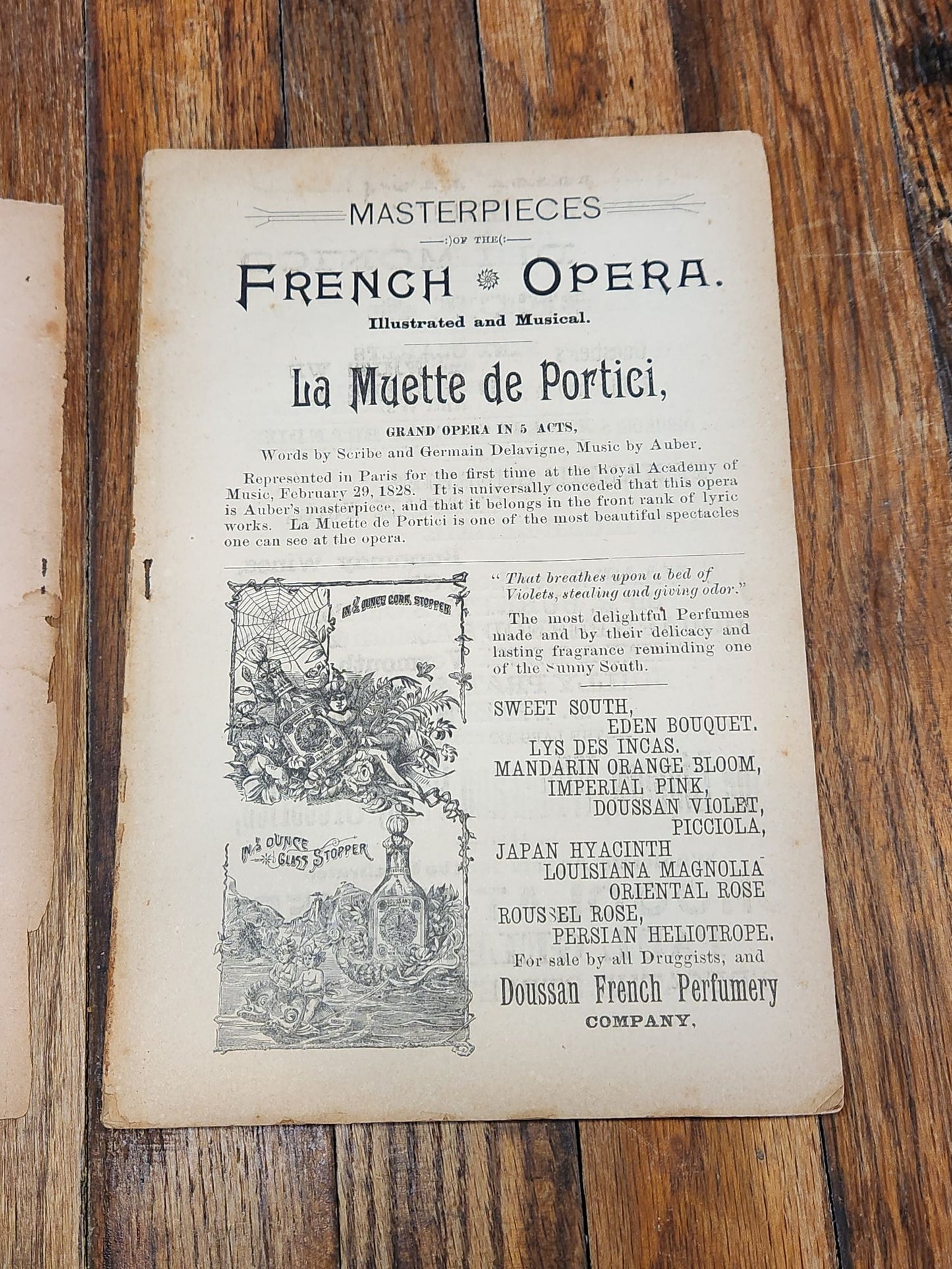 Masterpieces of French Operas. La Muette de Portici