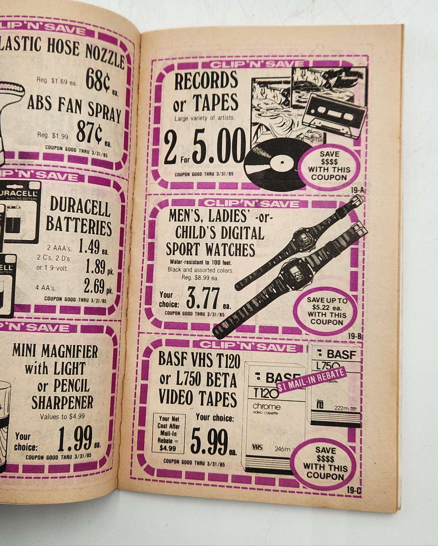 K&B Drugs Coupon Book 1985