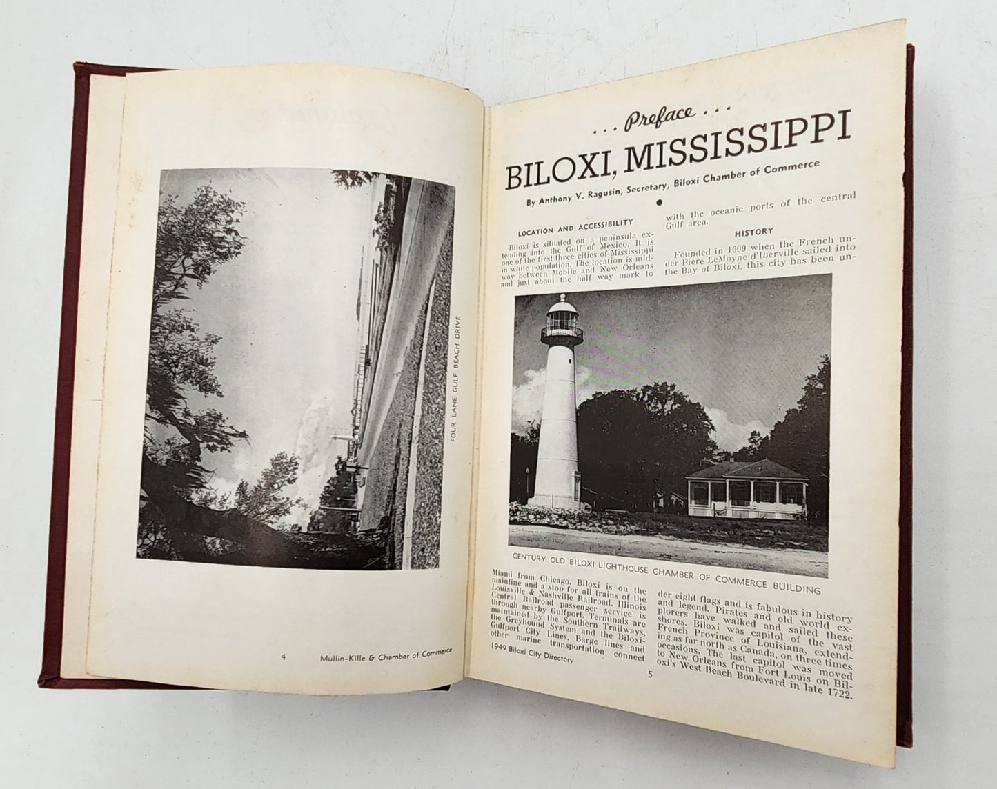Biloxi Mississippi Con Survey Directory 1949
