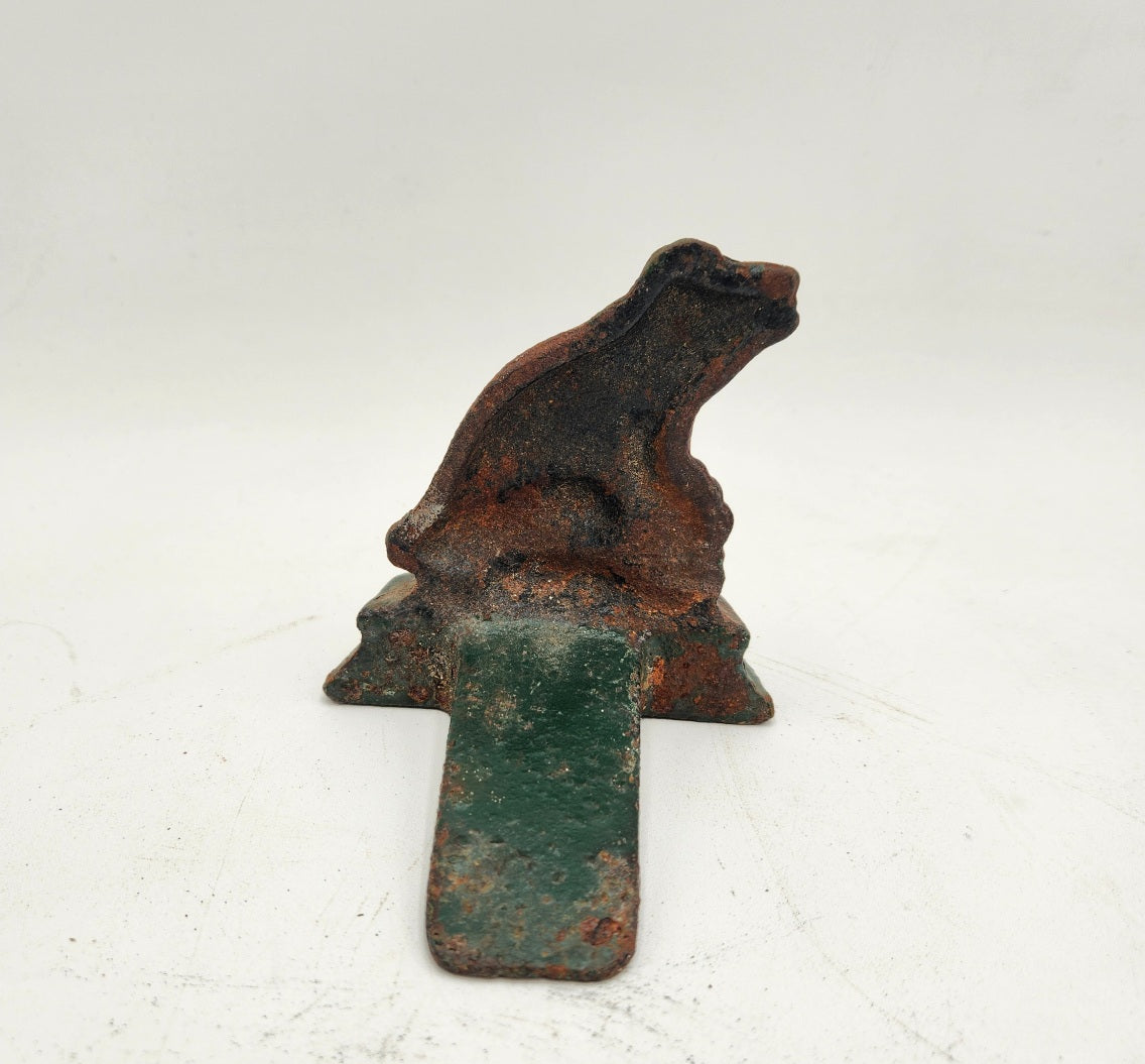 Vintage Cast Iron Frog Doorstopper