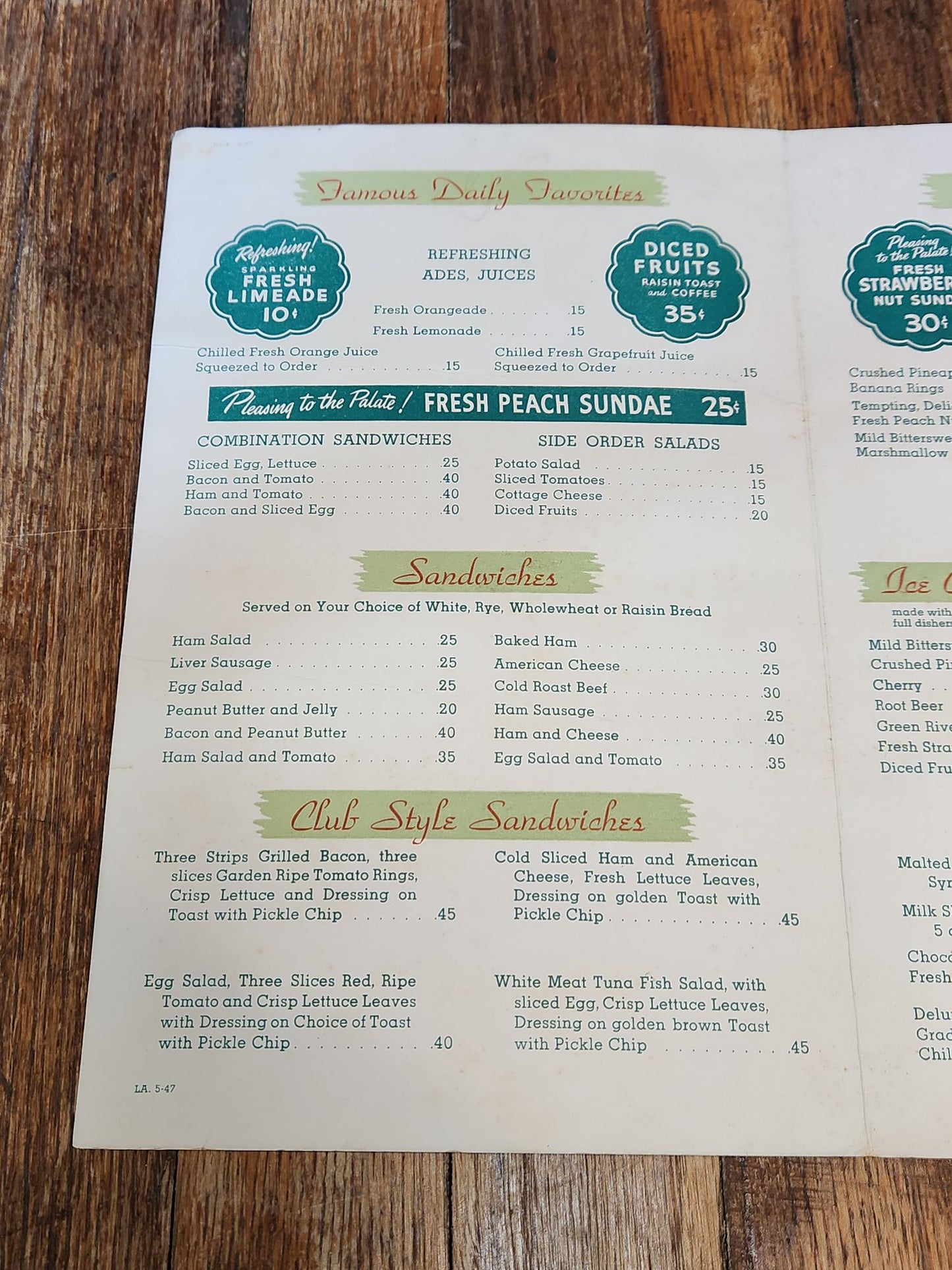 Welcome to Walgreen's Menu